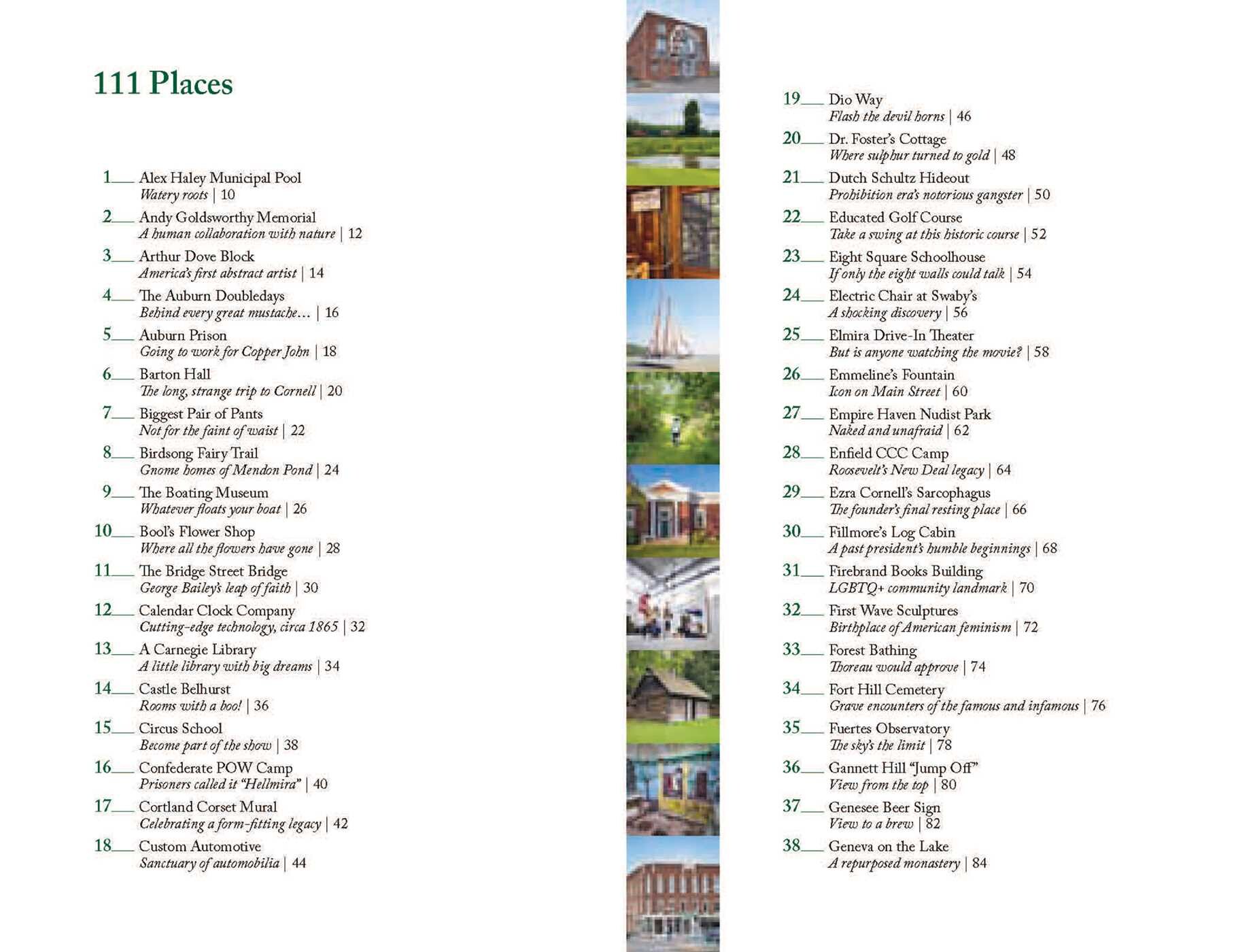 111 Places in the Finger Lakes That You Must Not Miss