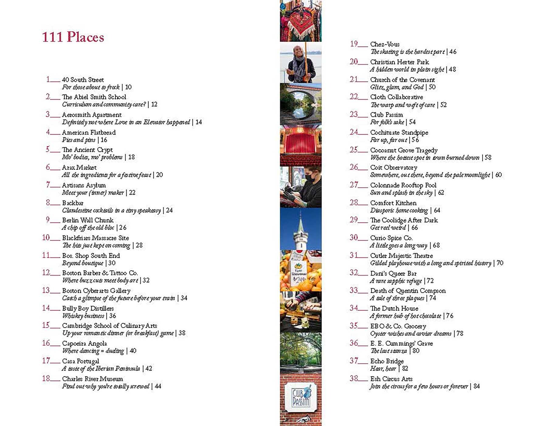 111 Places in Boston That You Must Not Miss