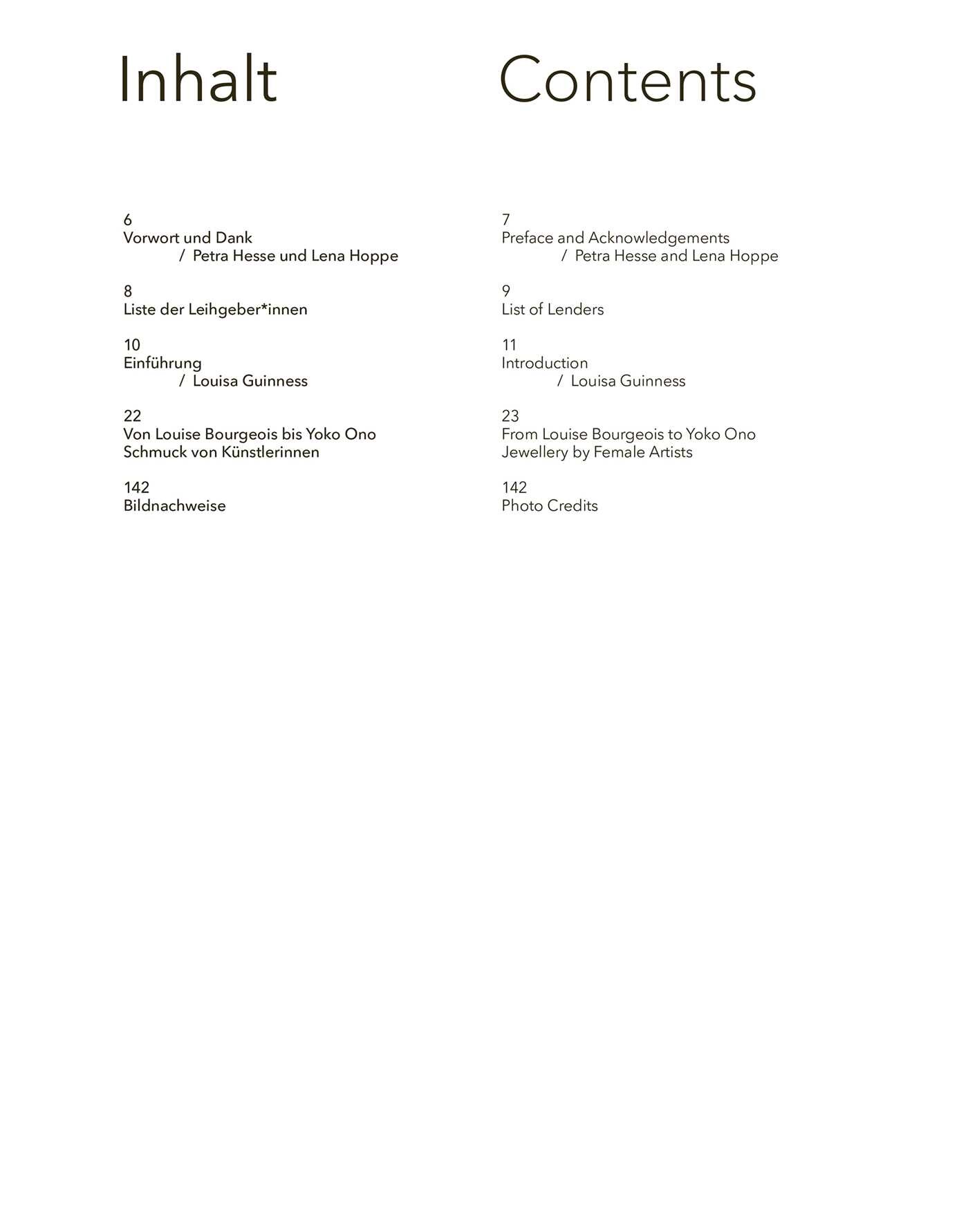 From Louise Bourgeois to Yoko Ono