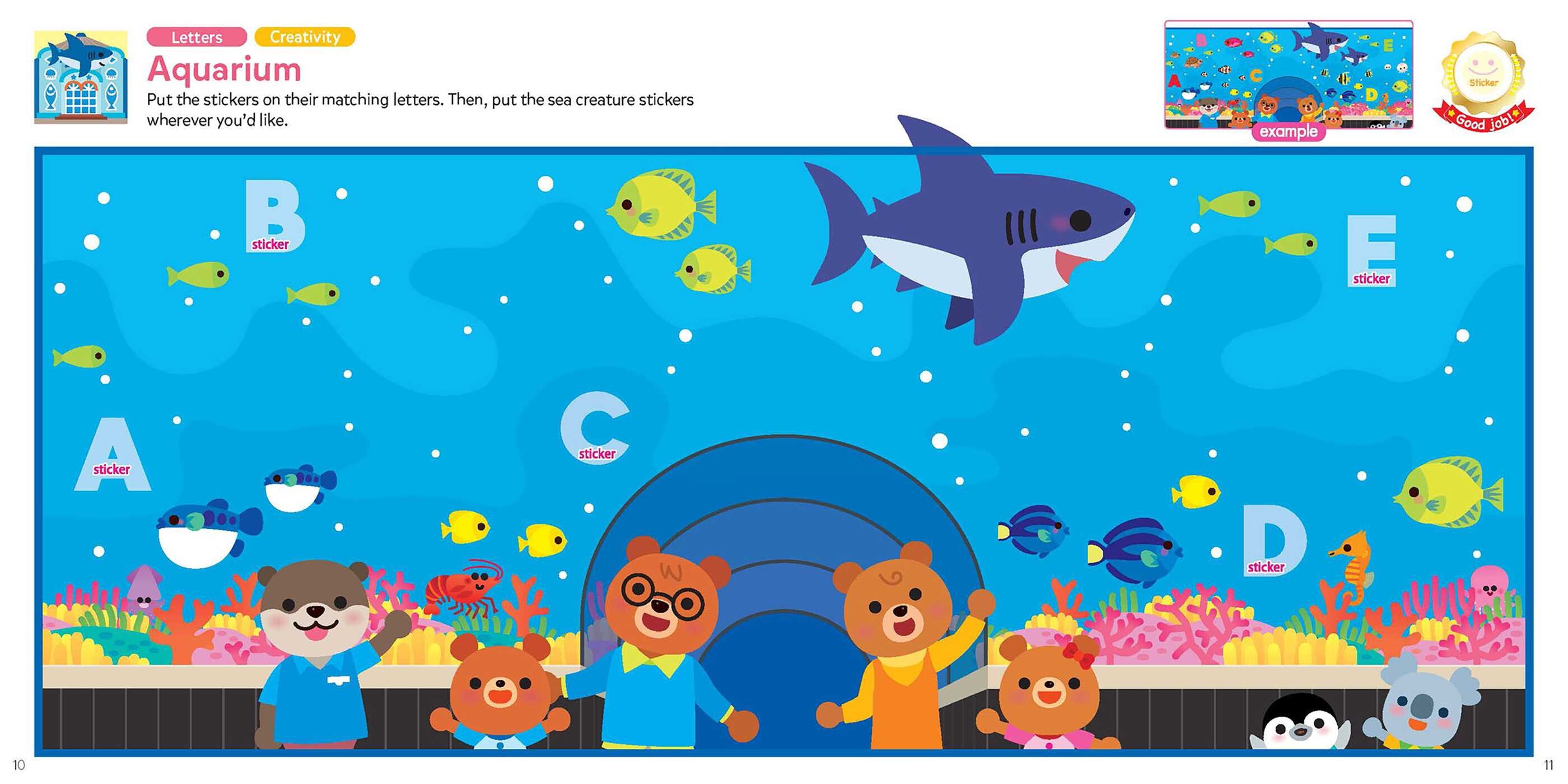 Play Smart 500 Stickers Outdoor Adventures