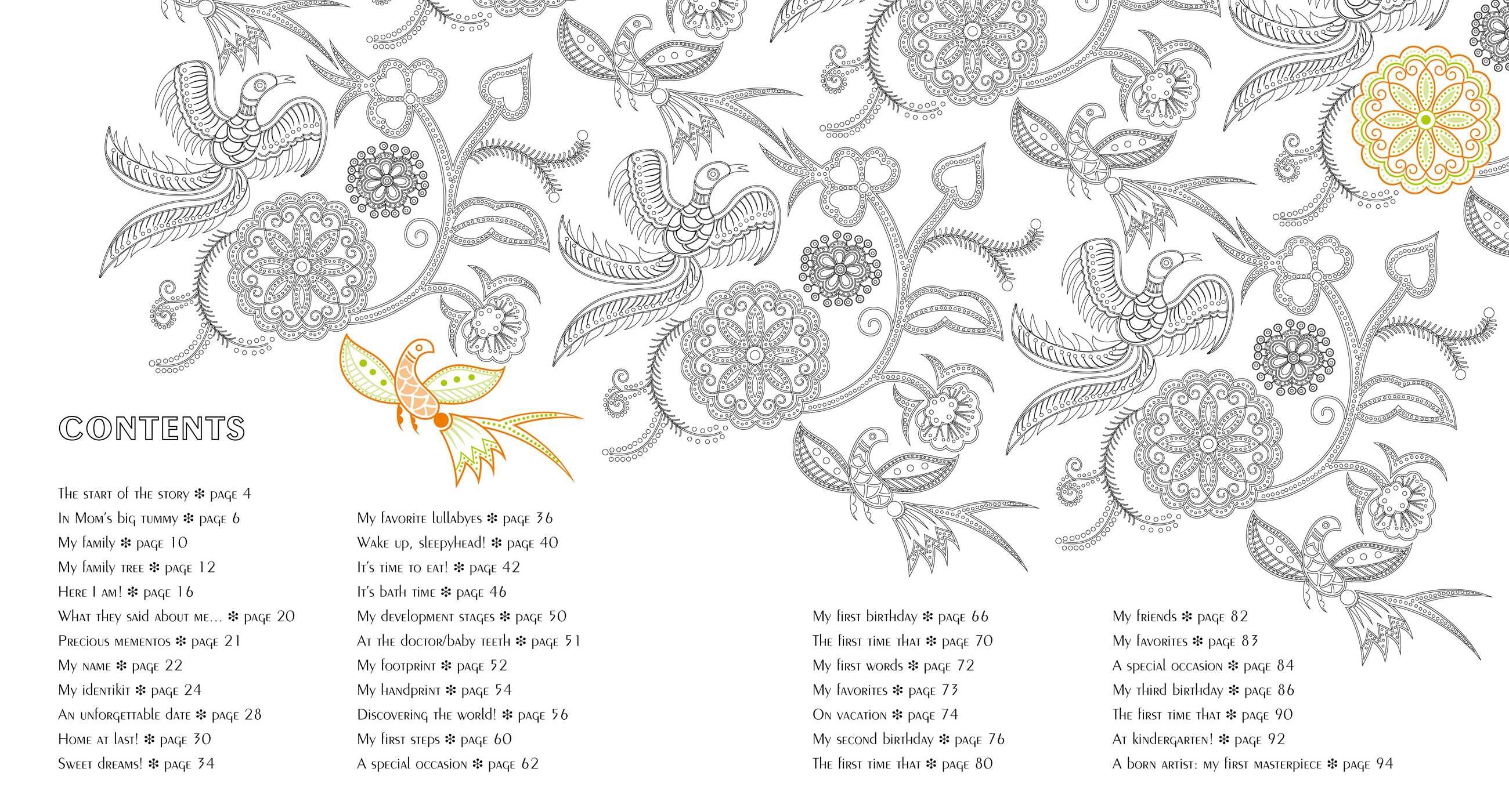 My First Three Years Coloring Book