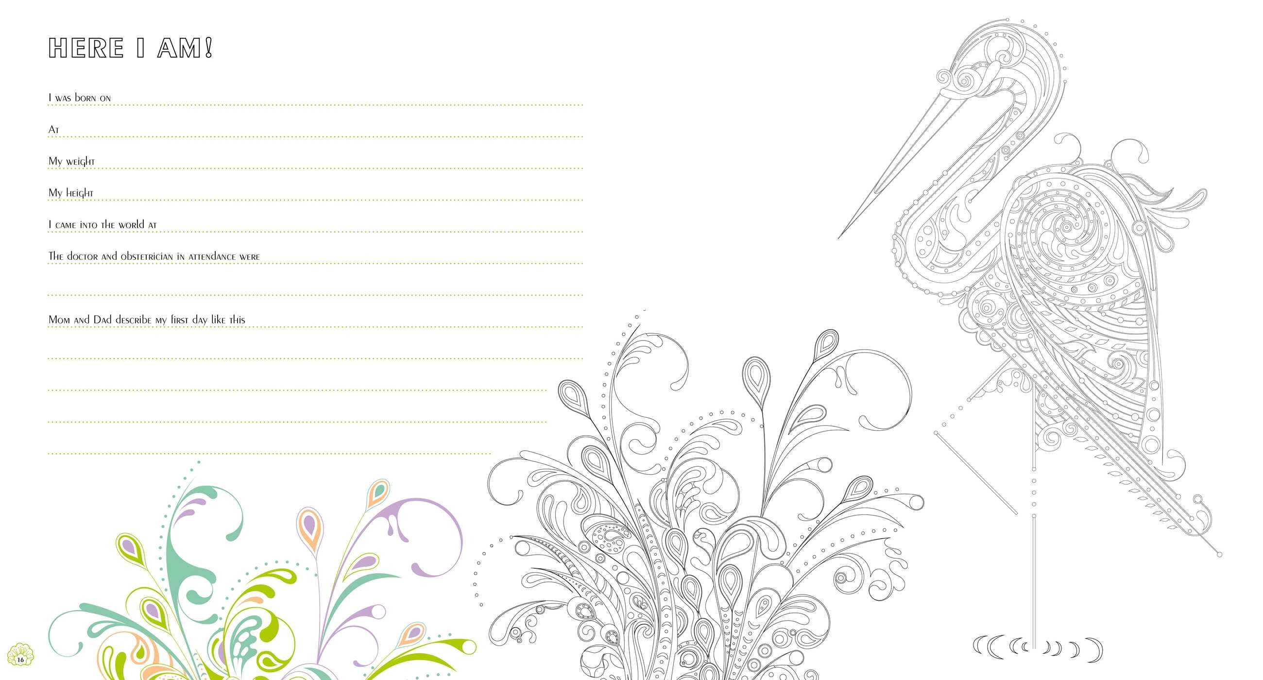 My First Three Years Coloring Book