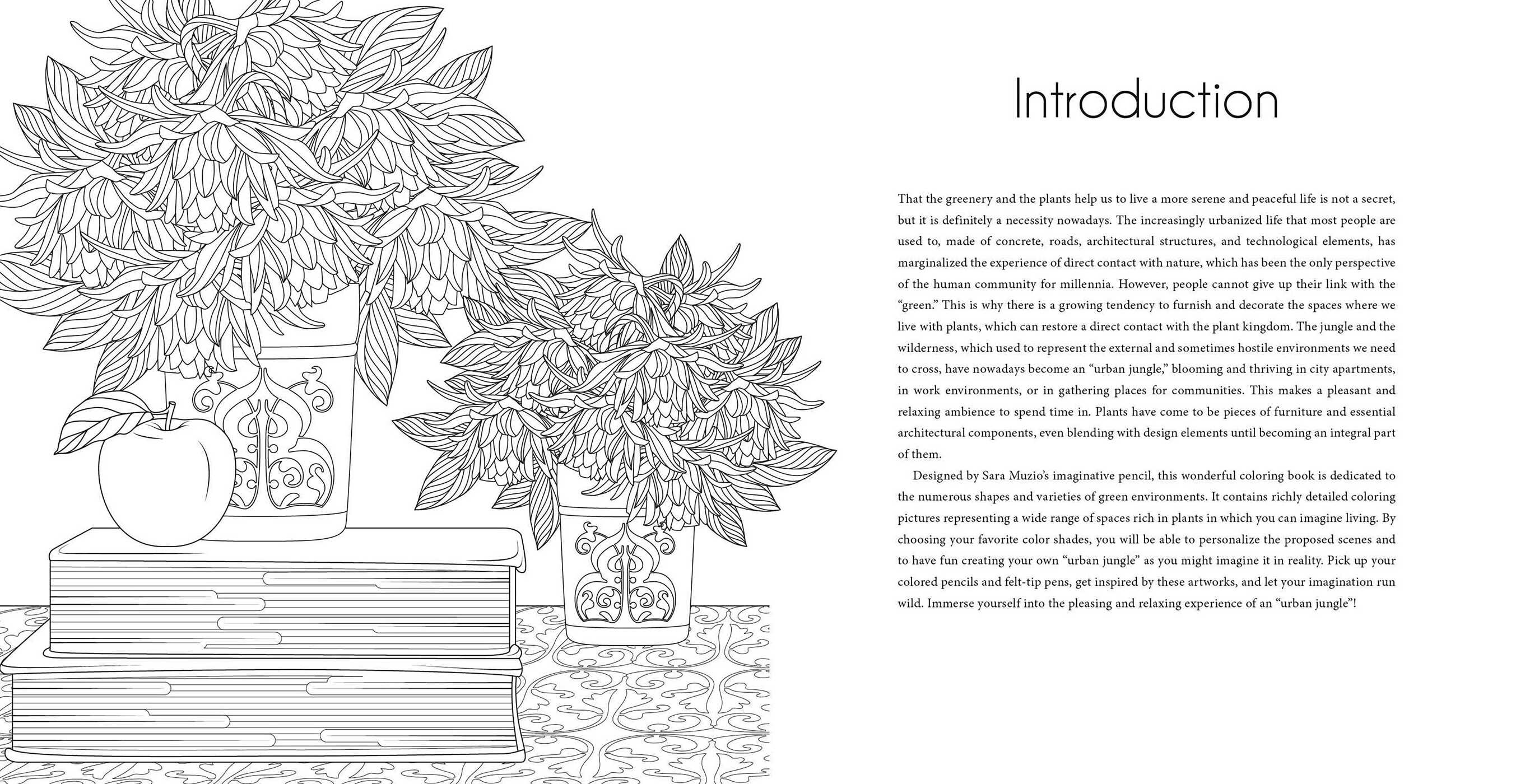 Urban Jungle Coloring Book