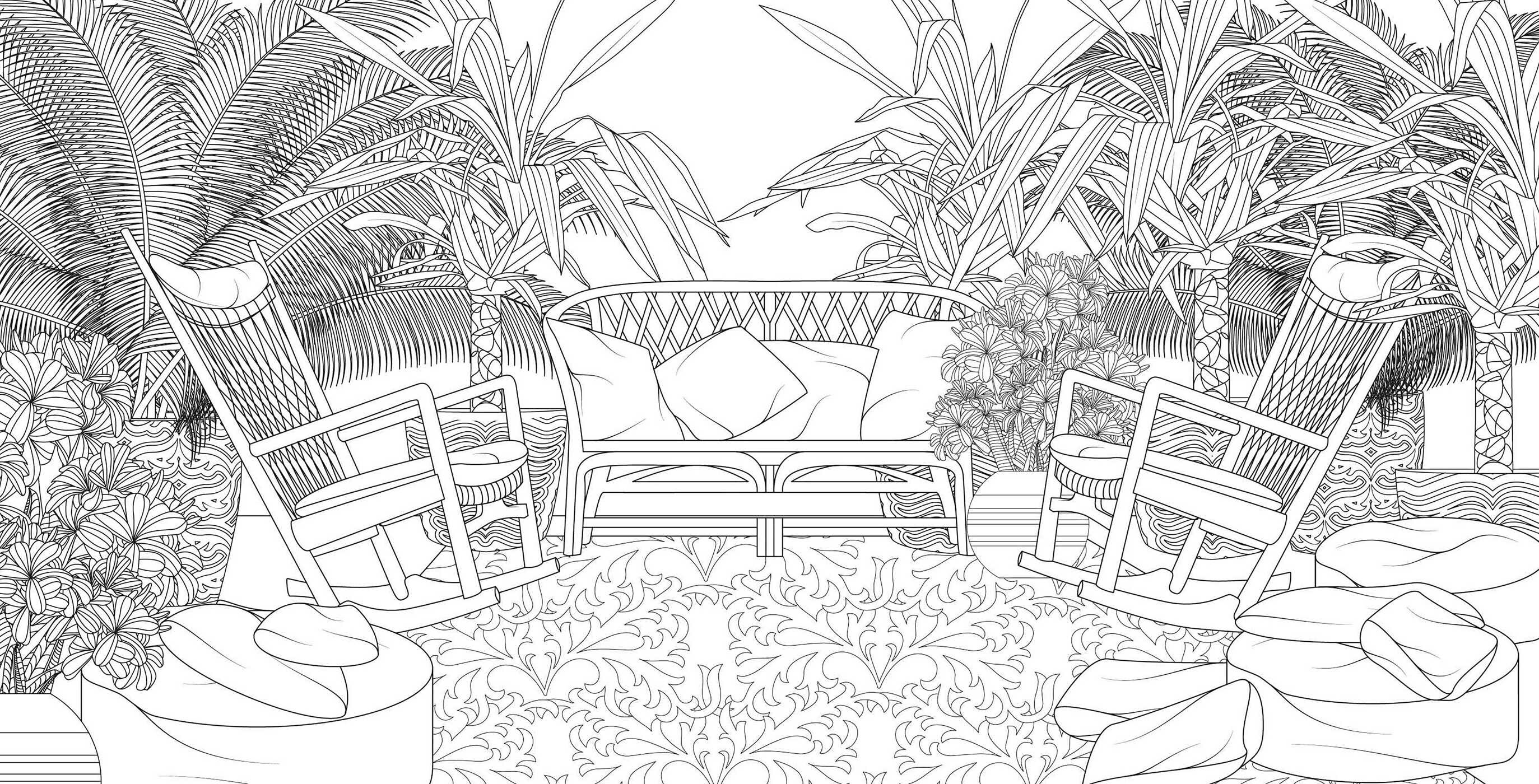 Urban Jungle Coloring Book