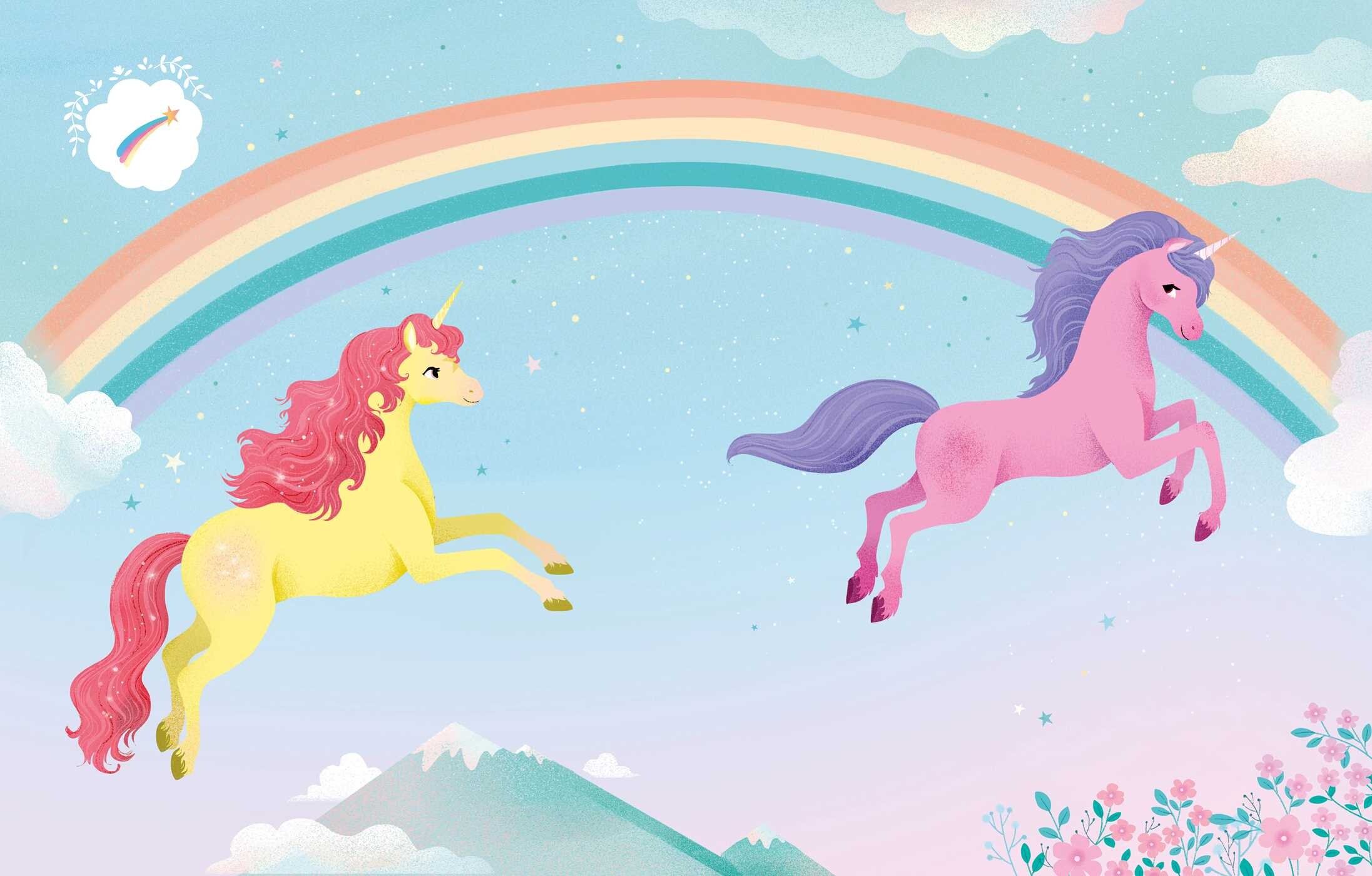 Glittery Unicorns Sticker Book