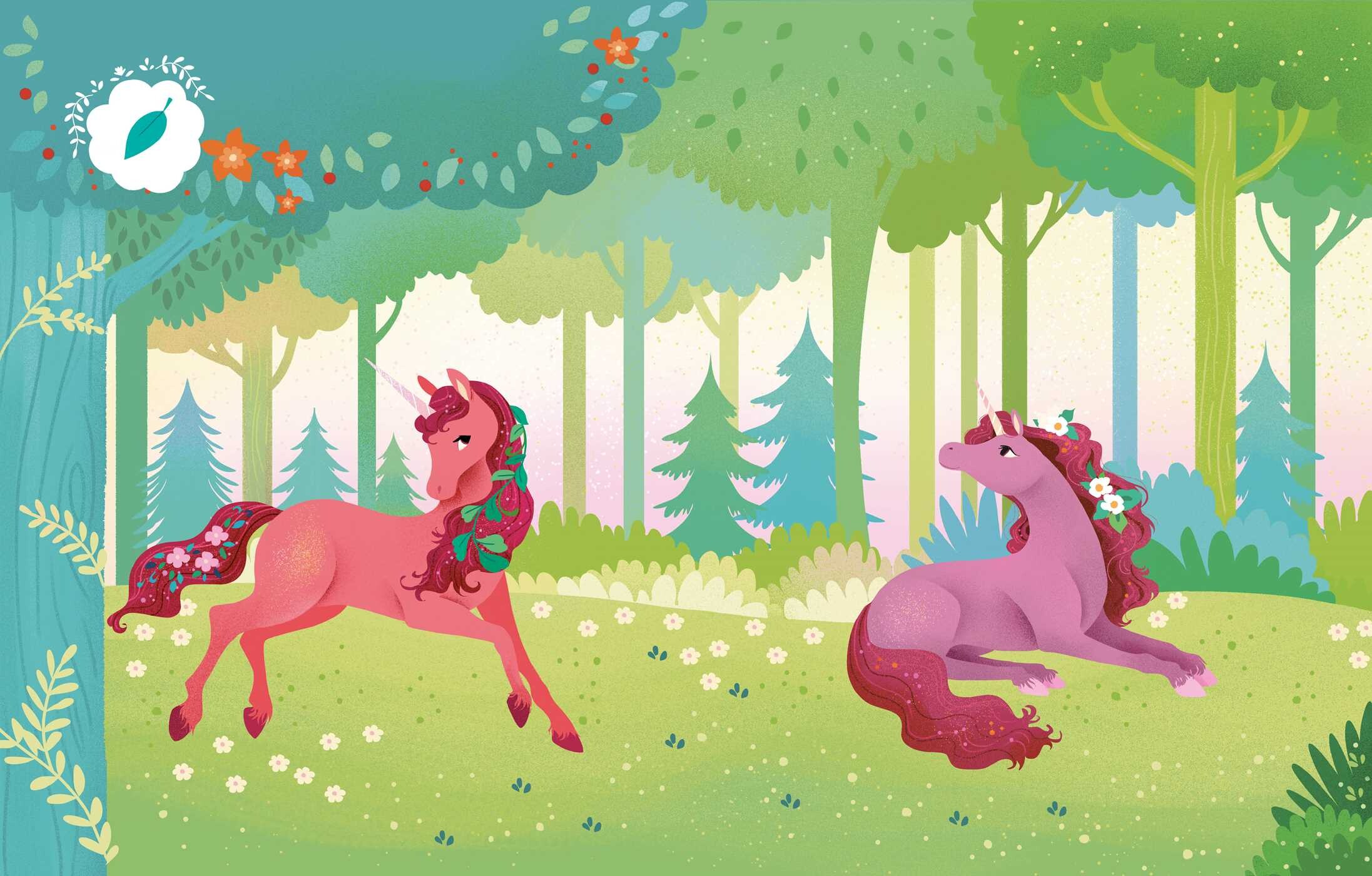 Glittery Unicorns Sticker Book