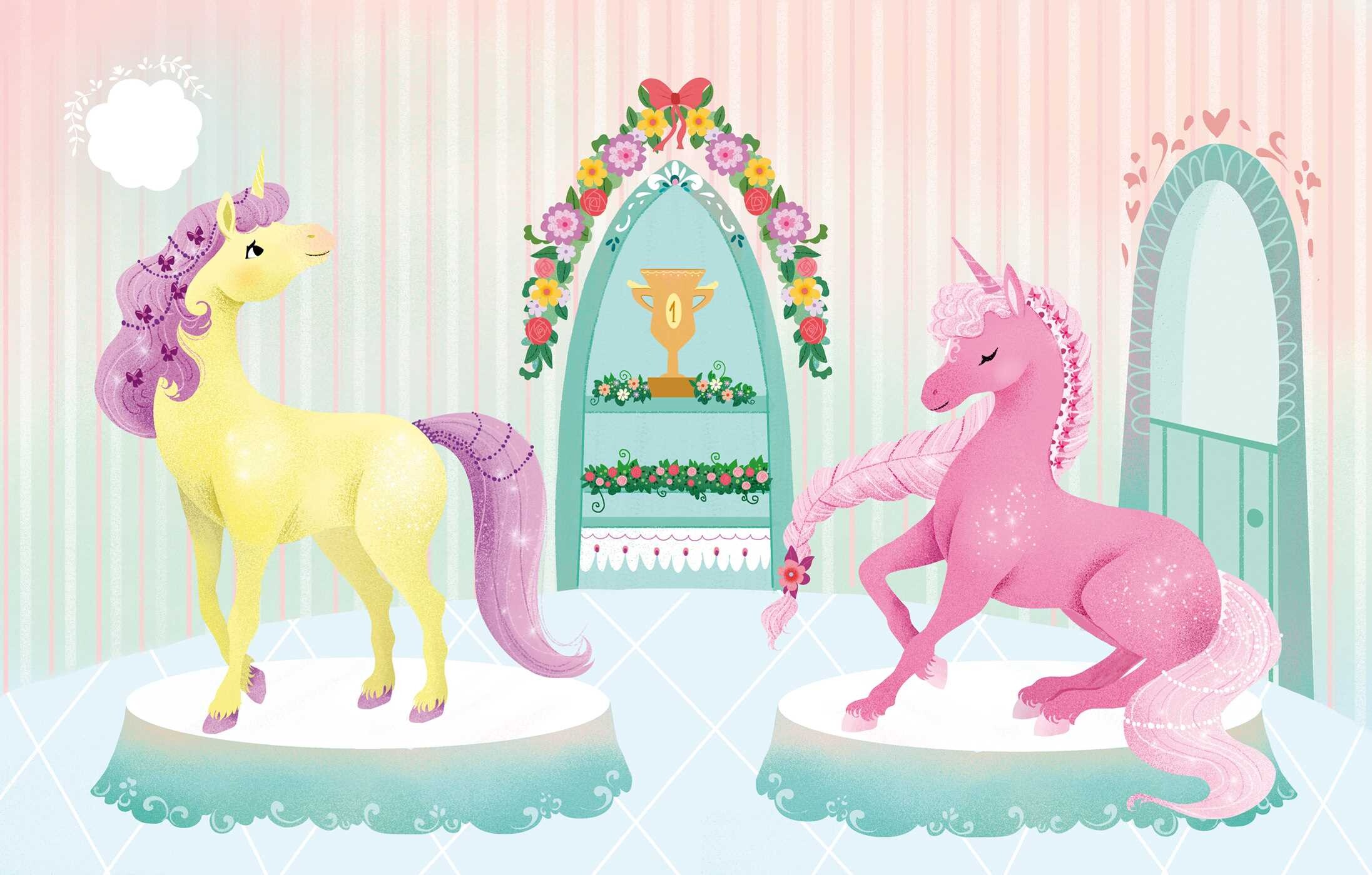 Glittery Unicorns Sticker Book
