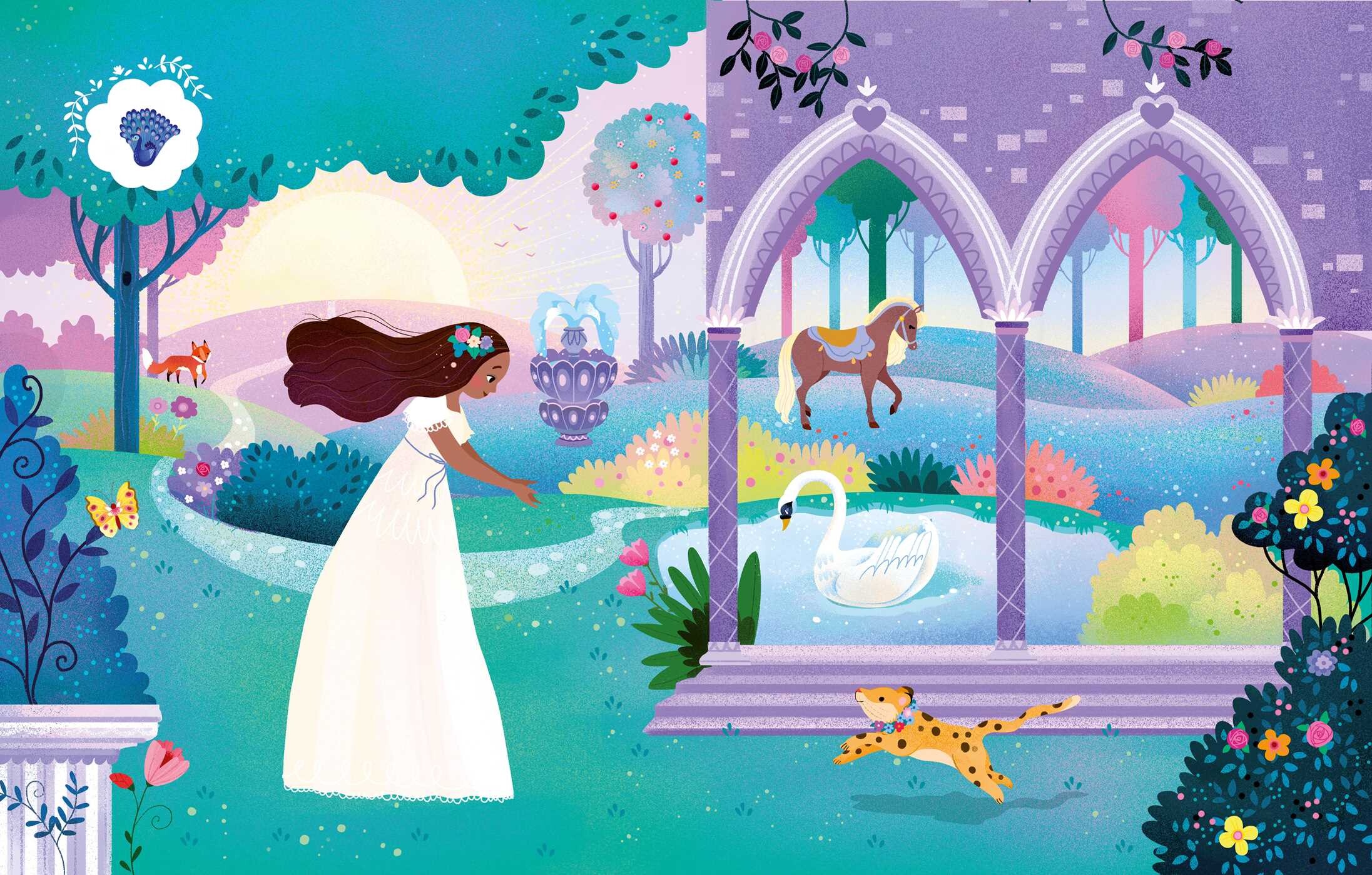 Glittery Princesses Sticker Book