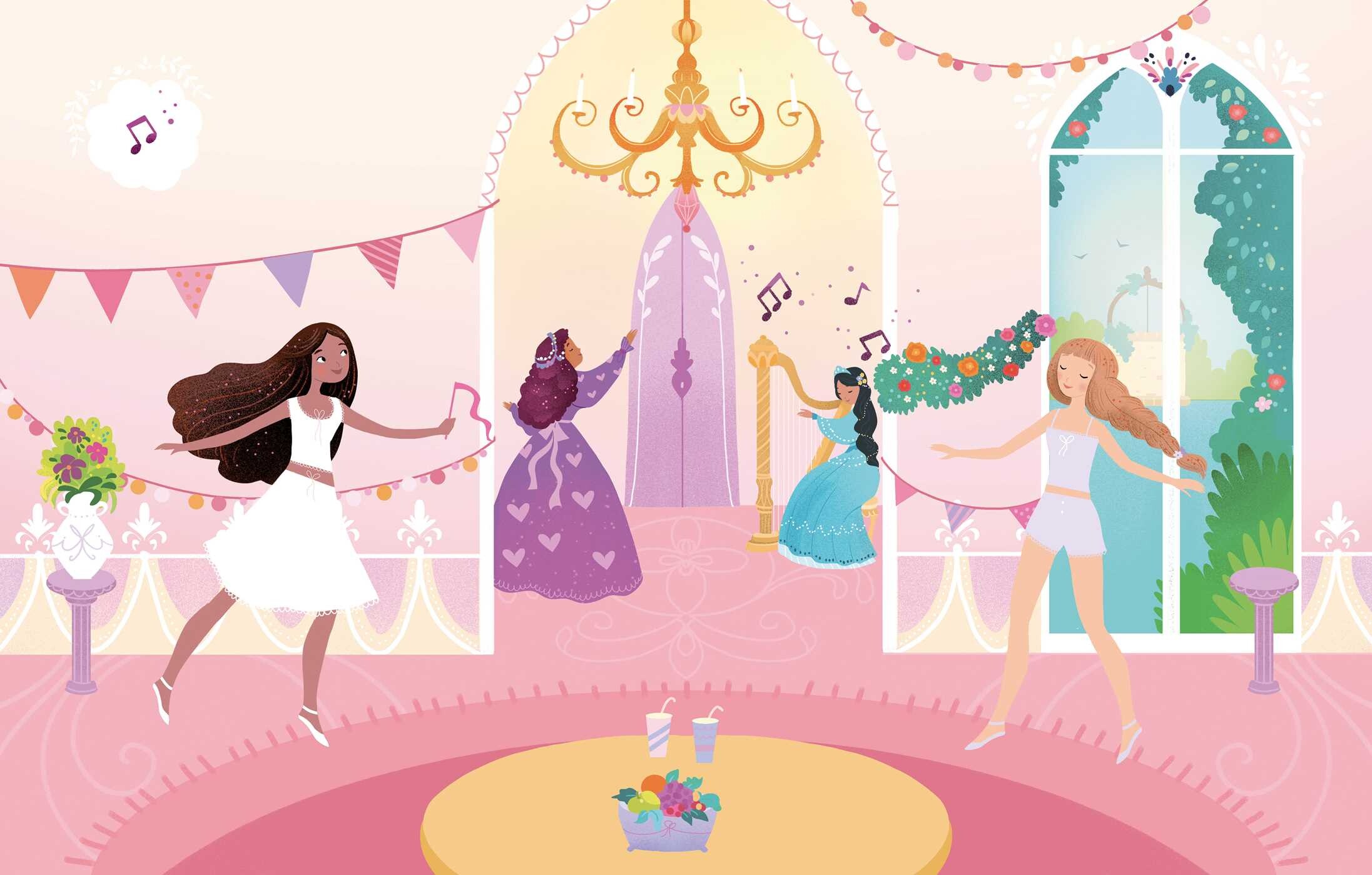 Glittery Princesses Sticker Book