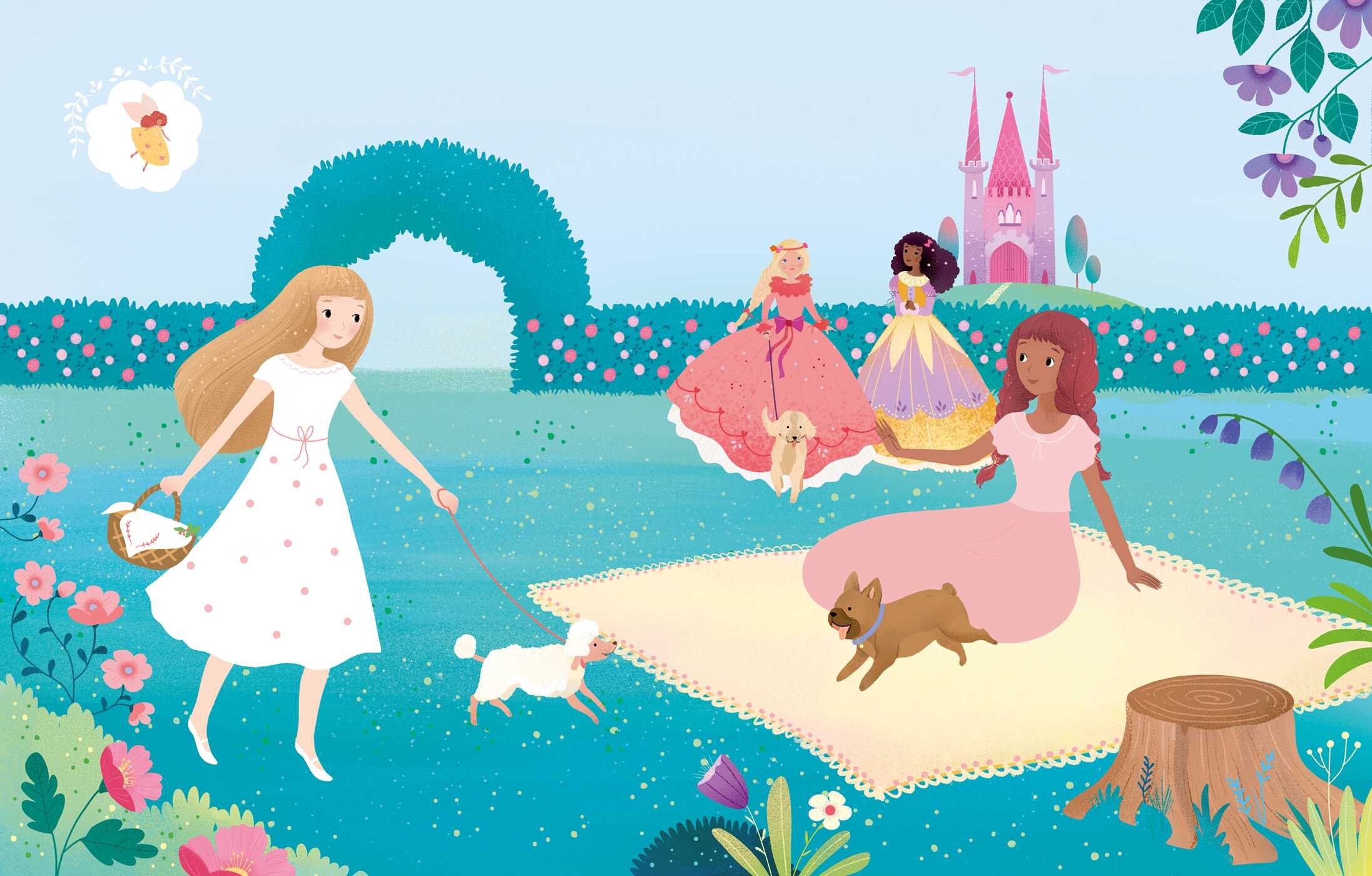 Glittery Princesses Sticker Book