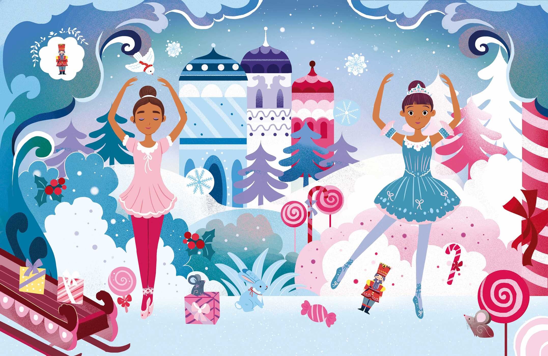 Glittery Dancers Sticker Book