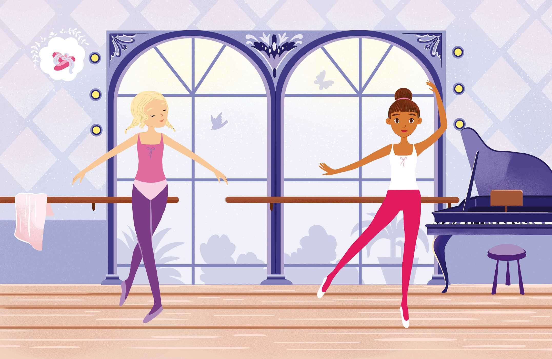 Glittery Dancers Sticker Book