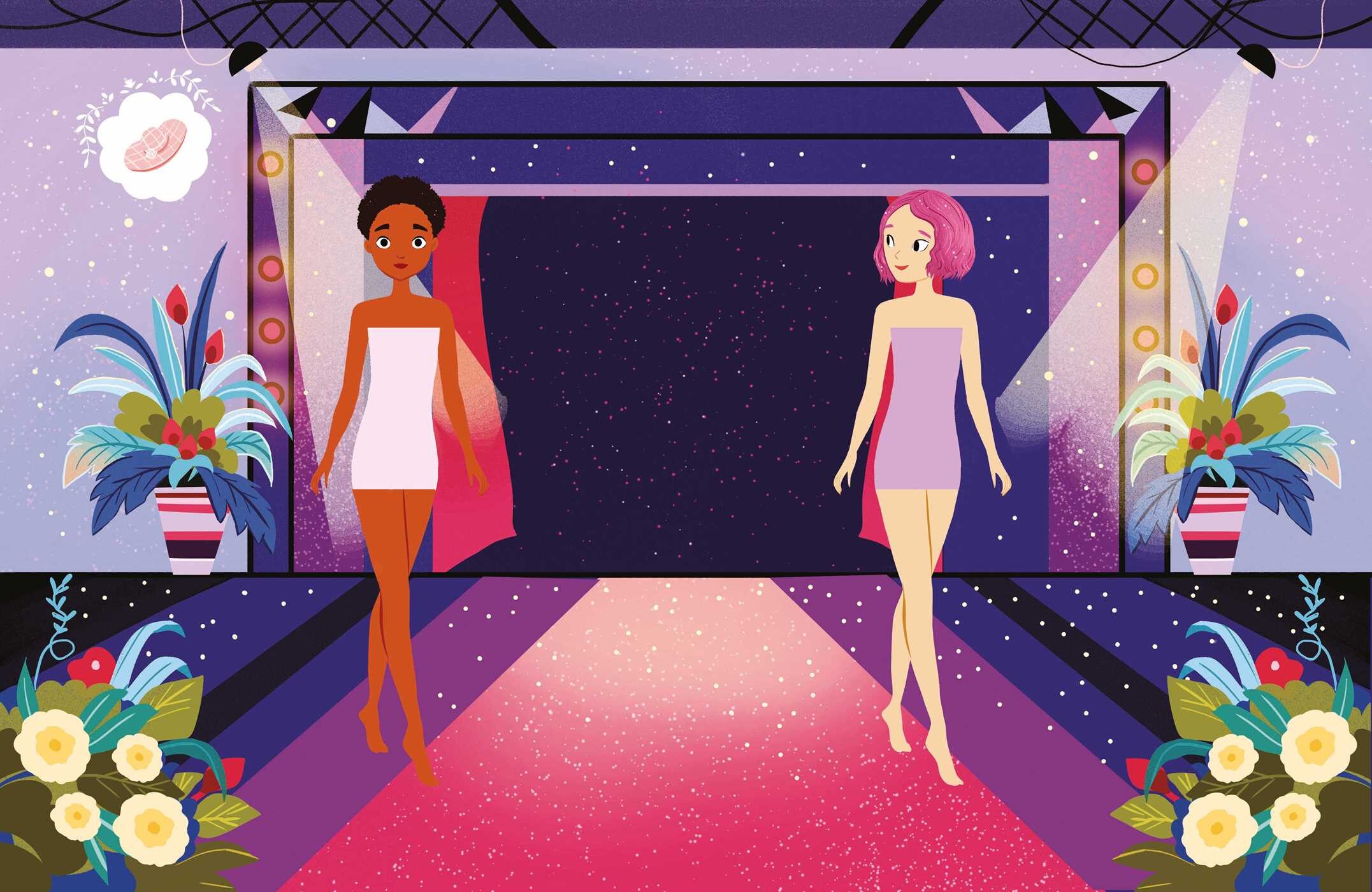 Glittery Fashion Designer Sticker Book