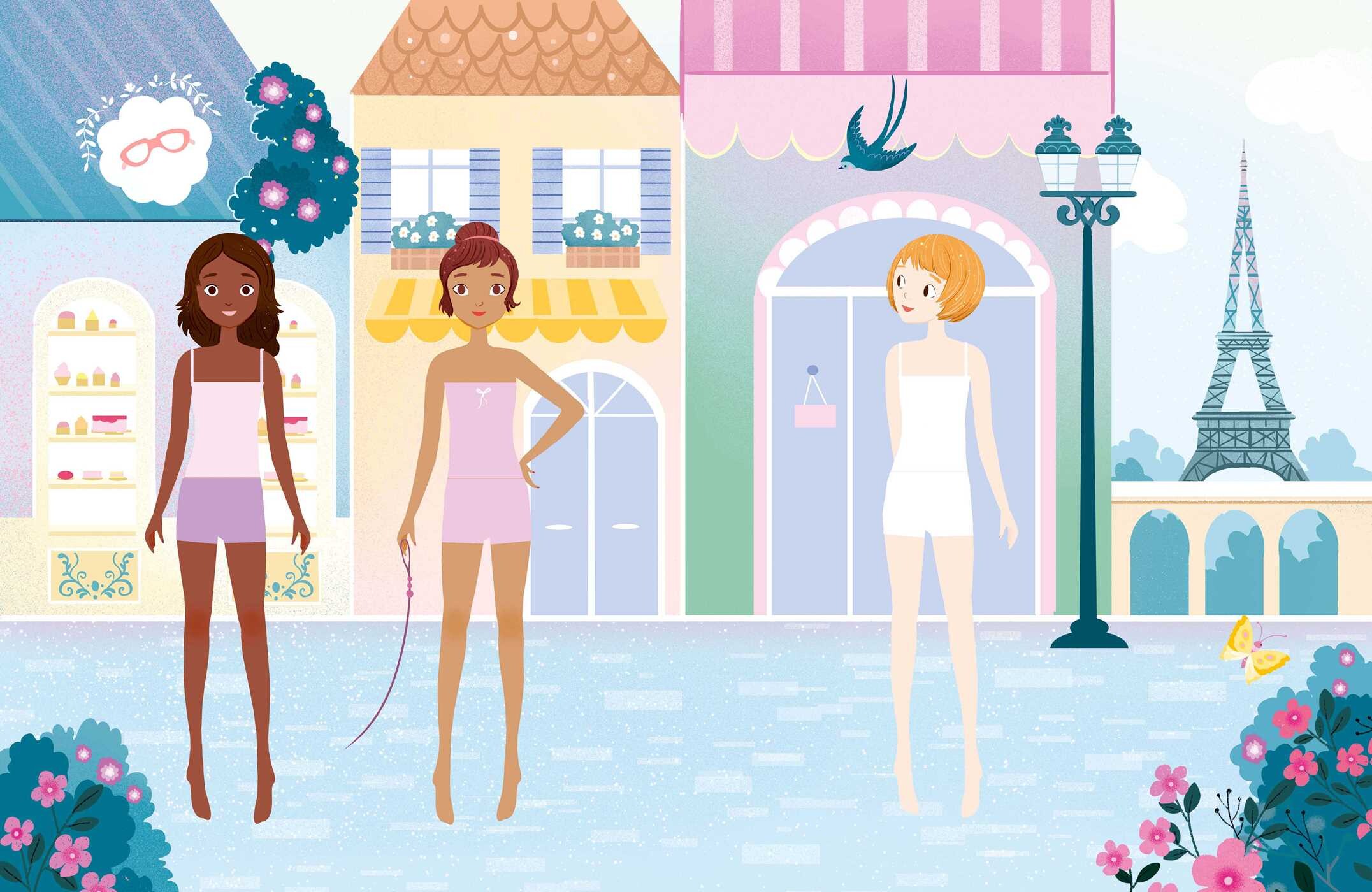 Glittery Fashion Designer Sticker Book