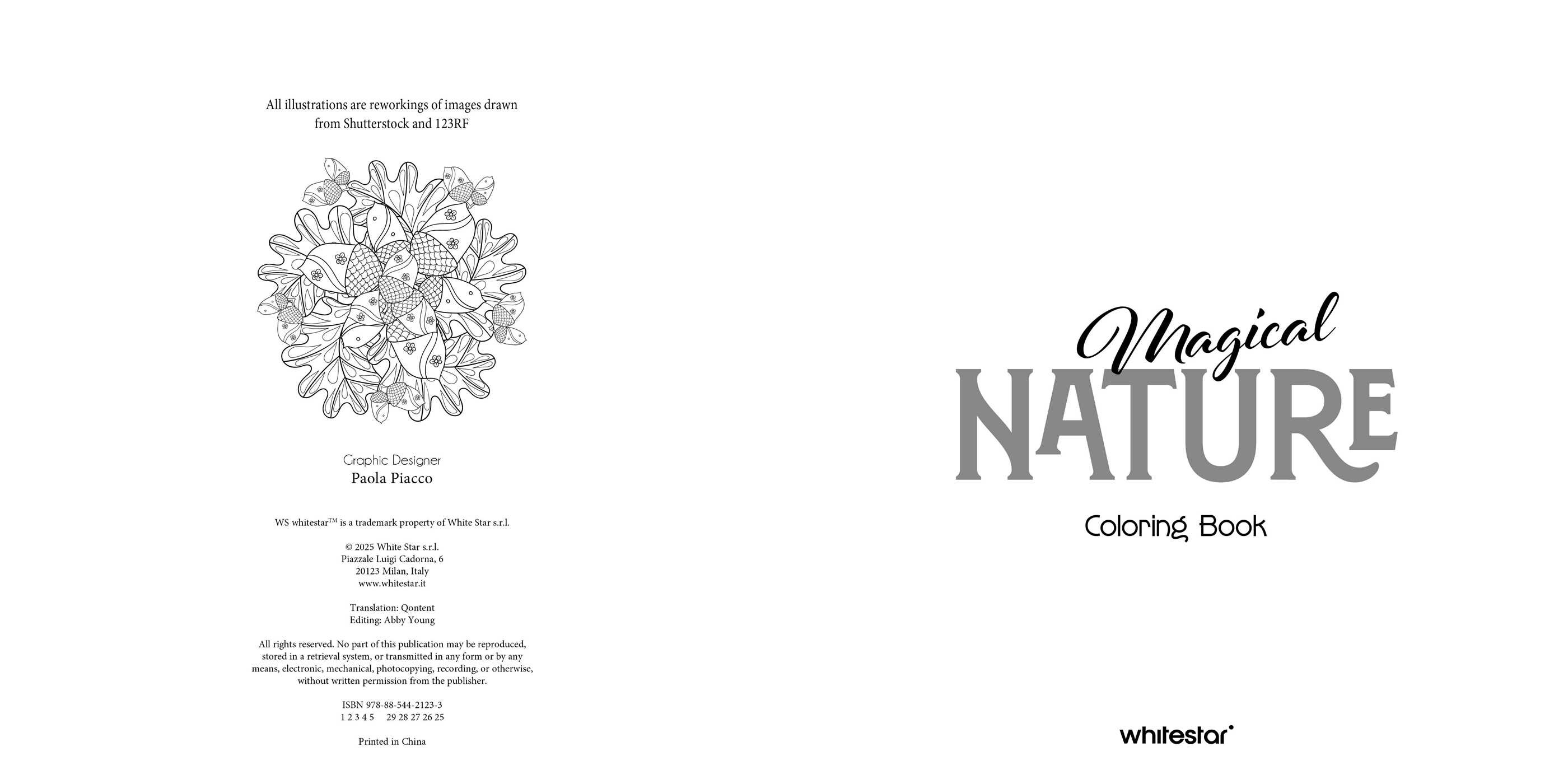 Magical Nature Coloring Book