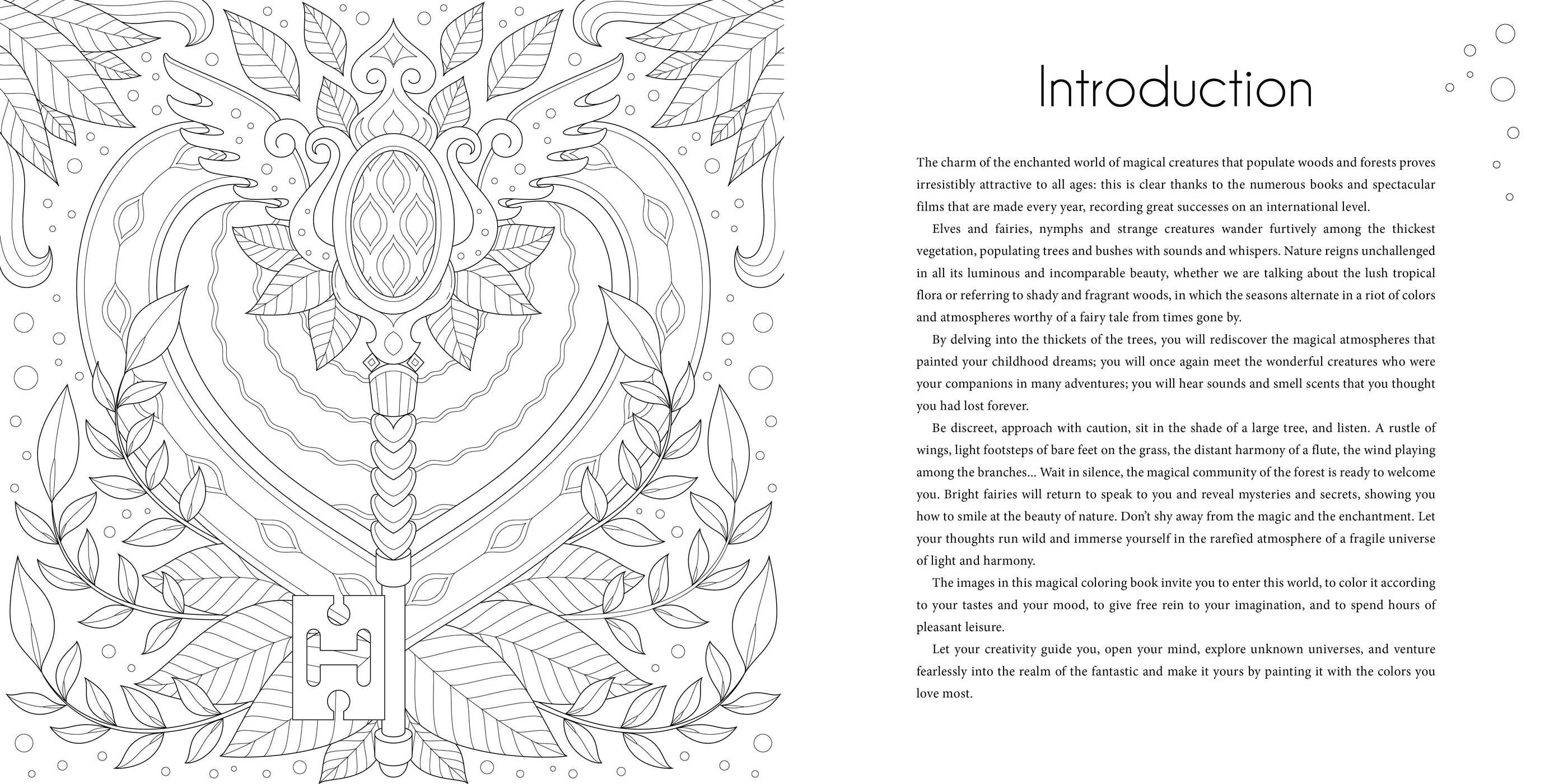 Magical Nature Coloring Book