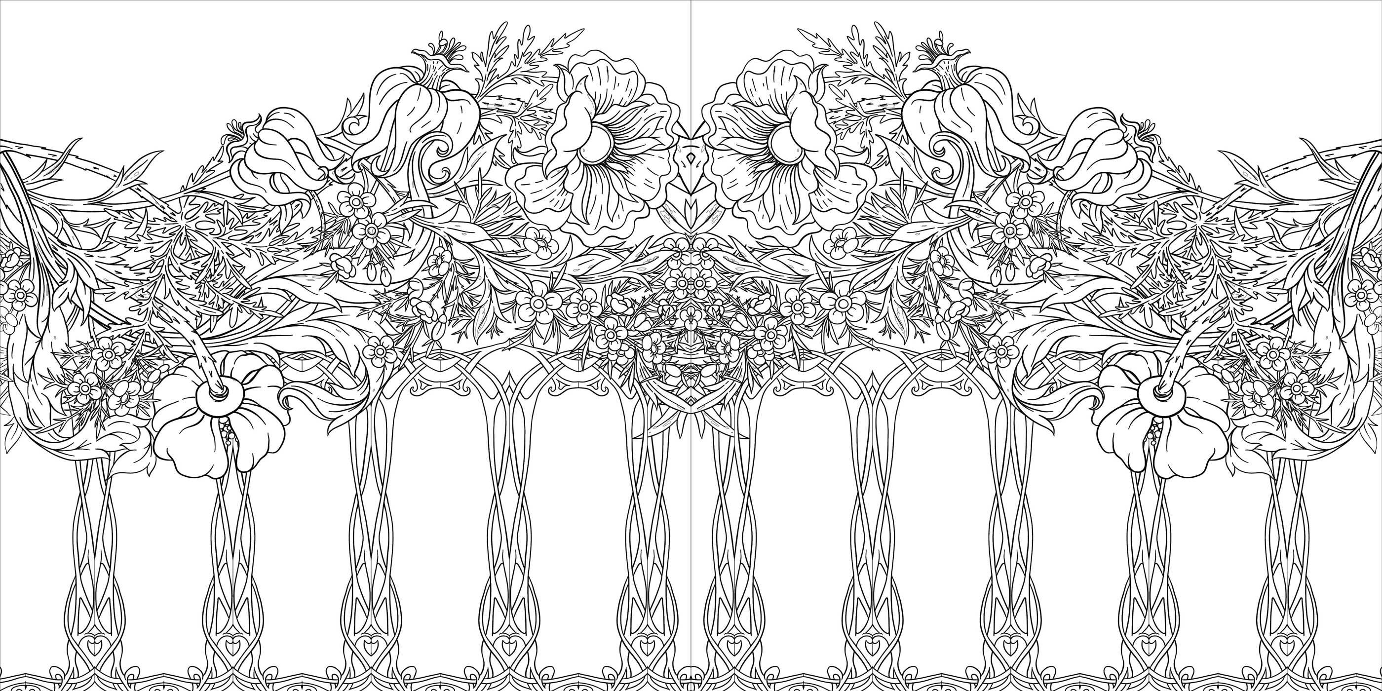 Magical Nature Coloring Book