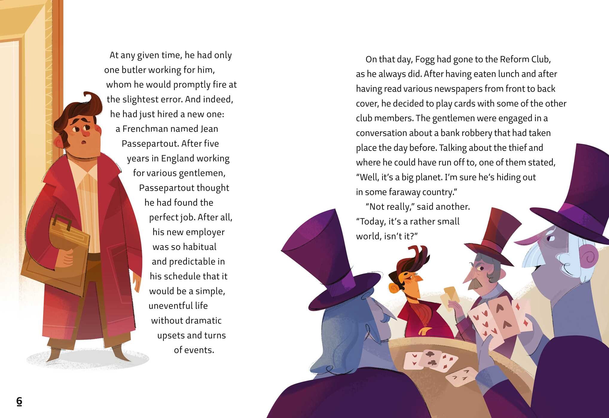 Easy Illustrated Classics. Around the World in 80 Days