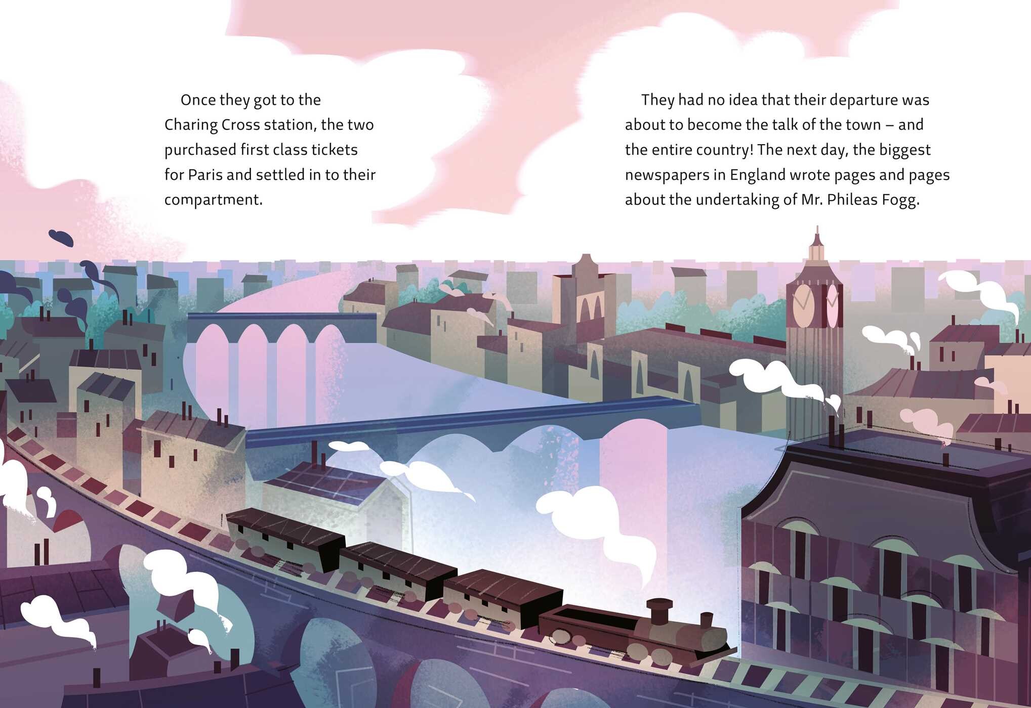 Easy Illustrated Classics. Around the World in 80 Days
