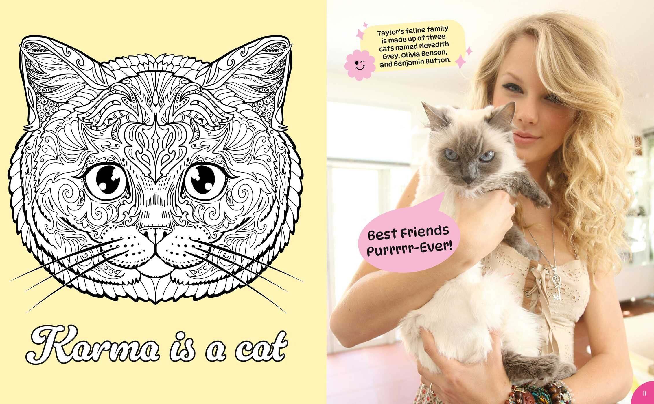 Taylor Swift: Coloring, Quizzes & Games, Photos & Facts