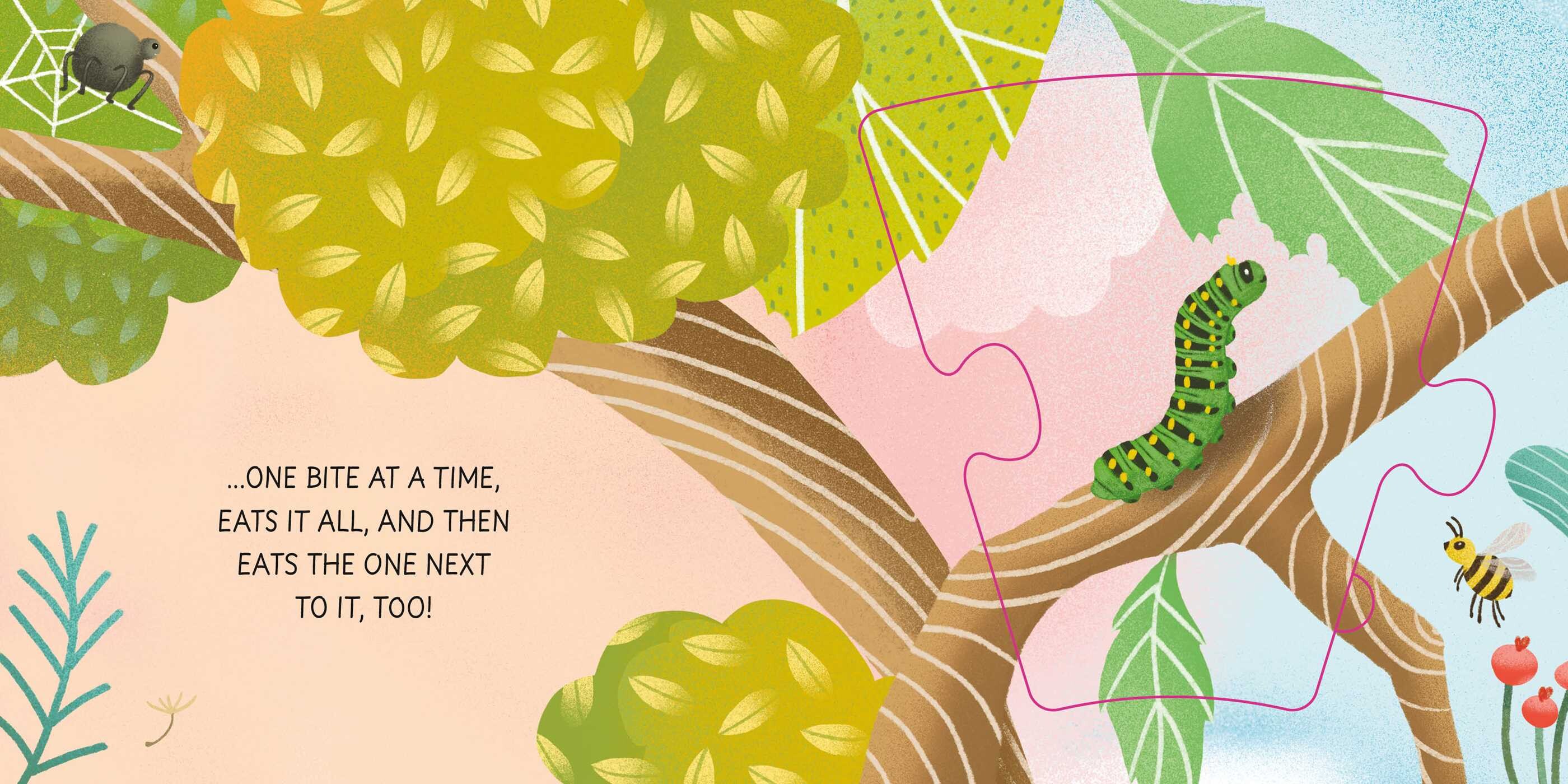 Grow-a-Puzzle. Becoming a Butterfly