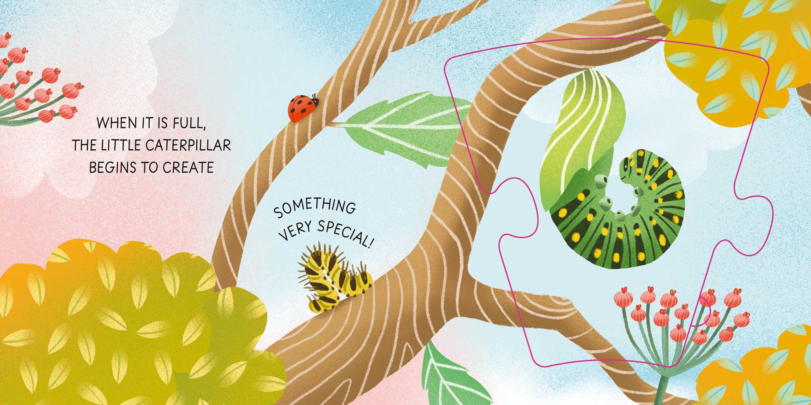 Grow-a-Puzzle. Becoming a Butterfly