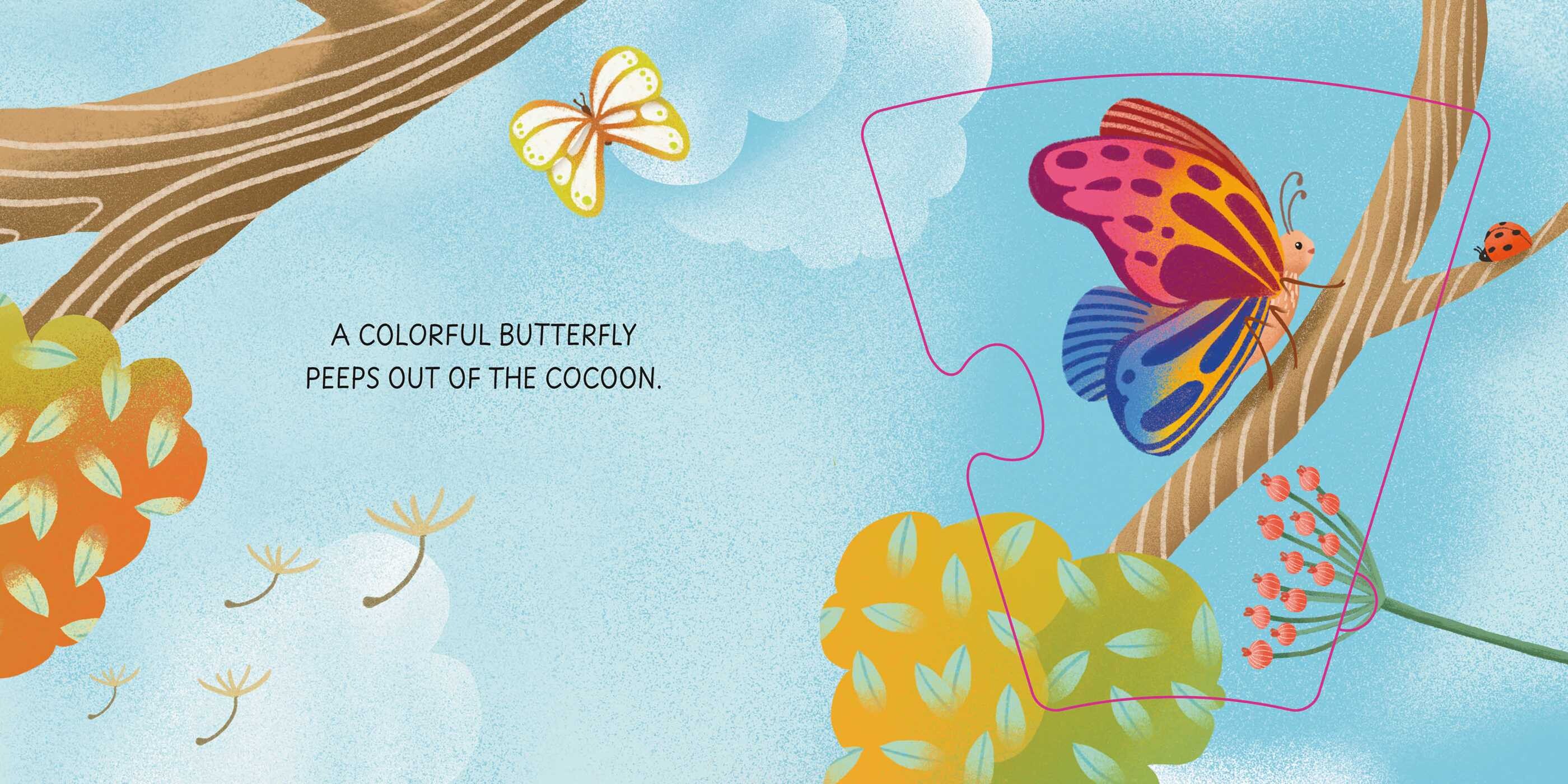 Grow-a-Puzzle. Becoming a Butterfly