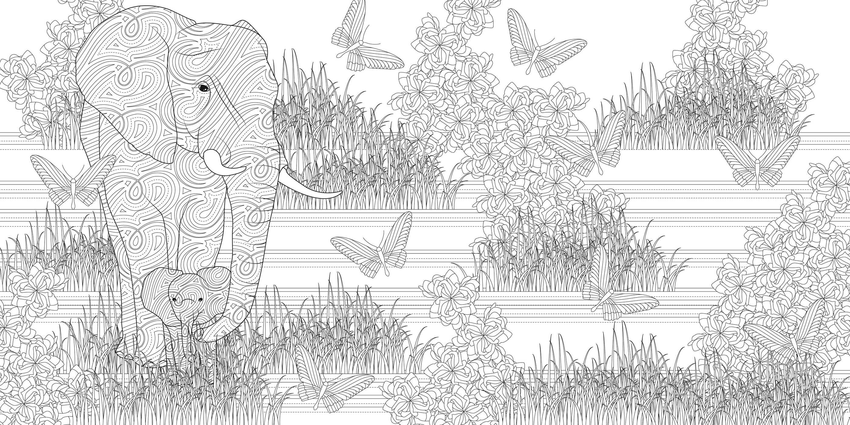 Night & Day Coloring Book