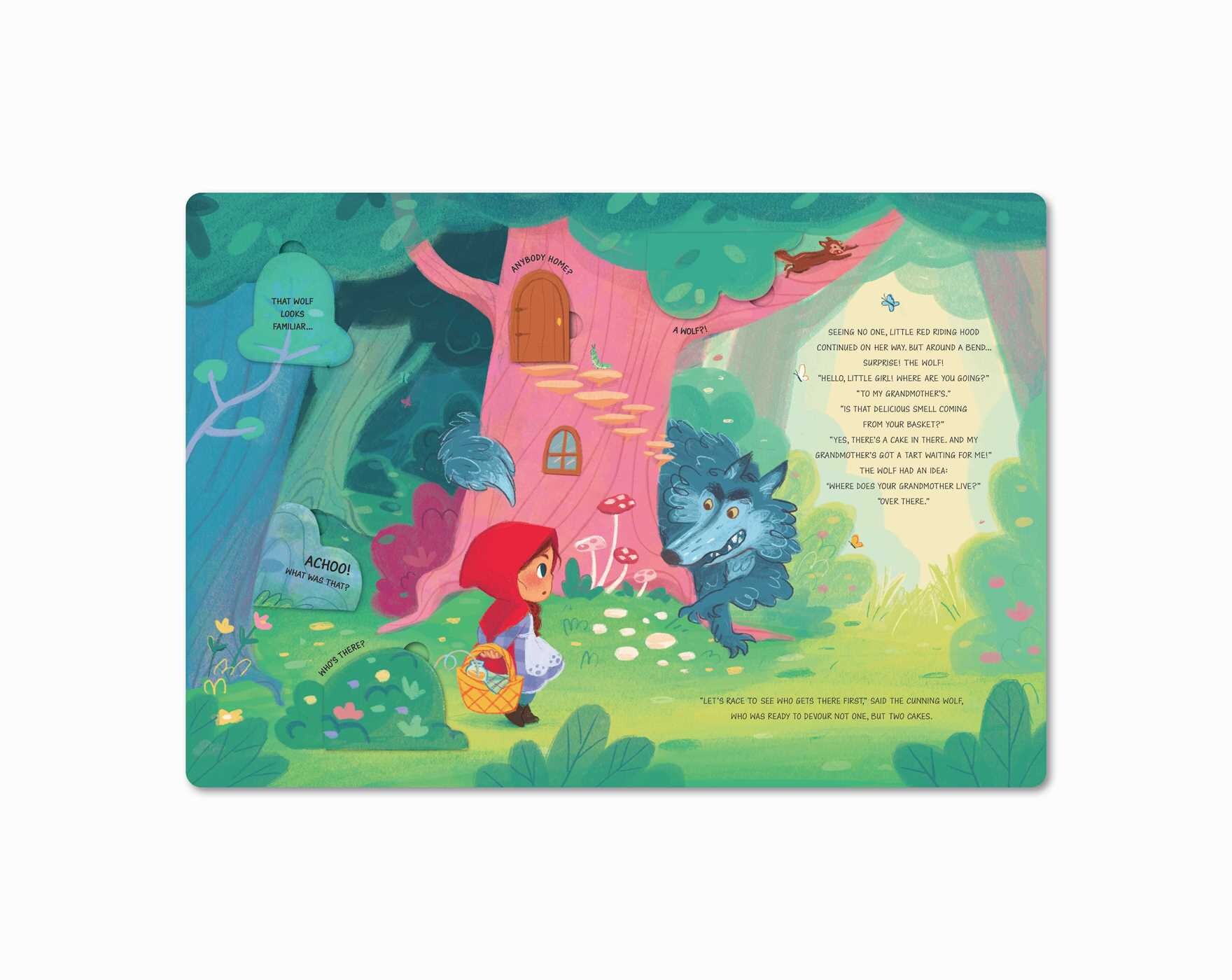 Peek-a-Flap Fairy Tales Little Red Riding Hood