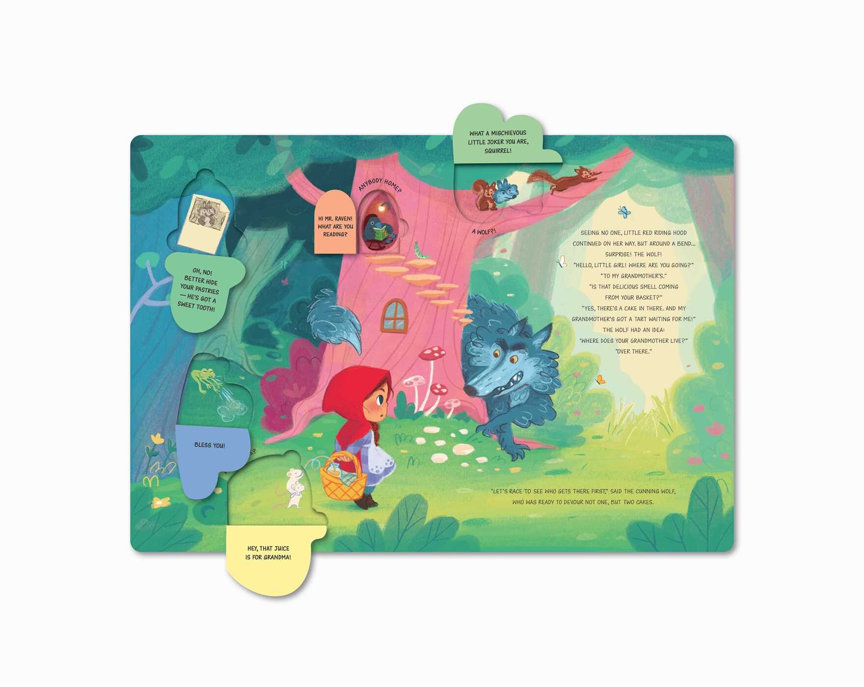 Peek-a-Flap Fairy Tales Little Red Riding Hood