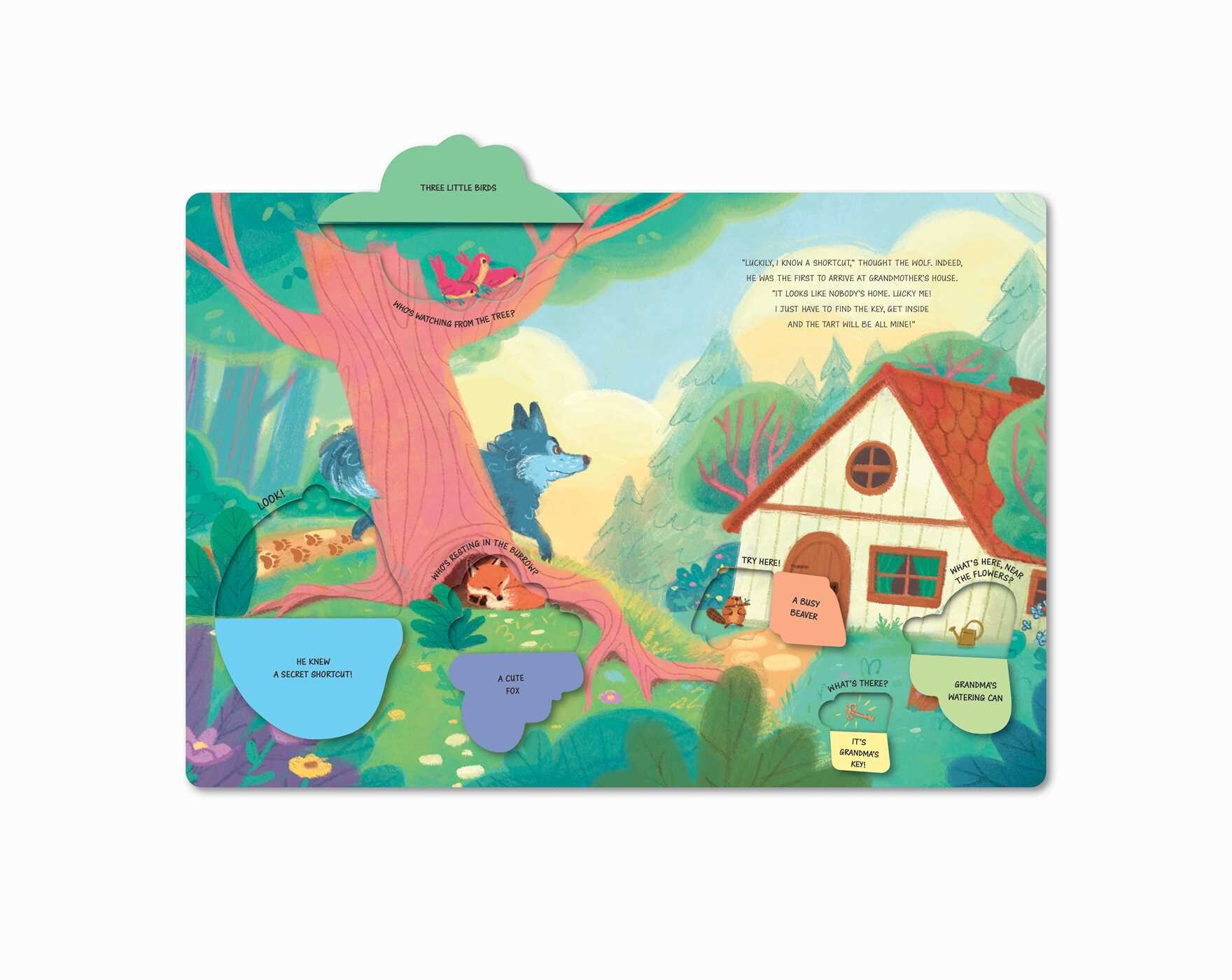Peek-a-Flap Fairy Tales Little Red Riding Hood