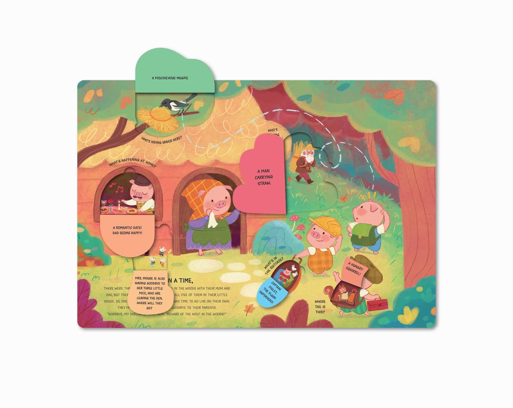 Peek-a-Flap Fairy Tales Three Little Pigs