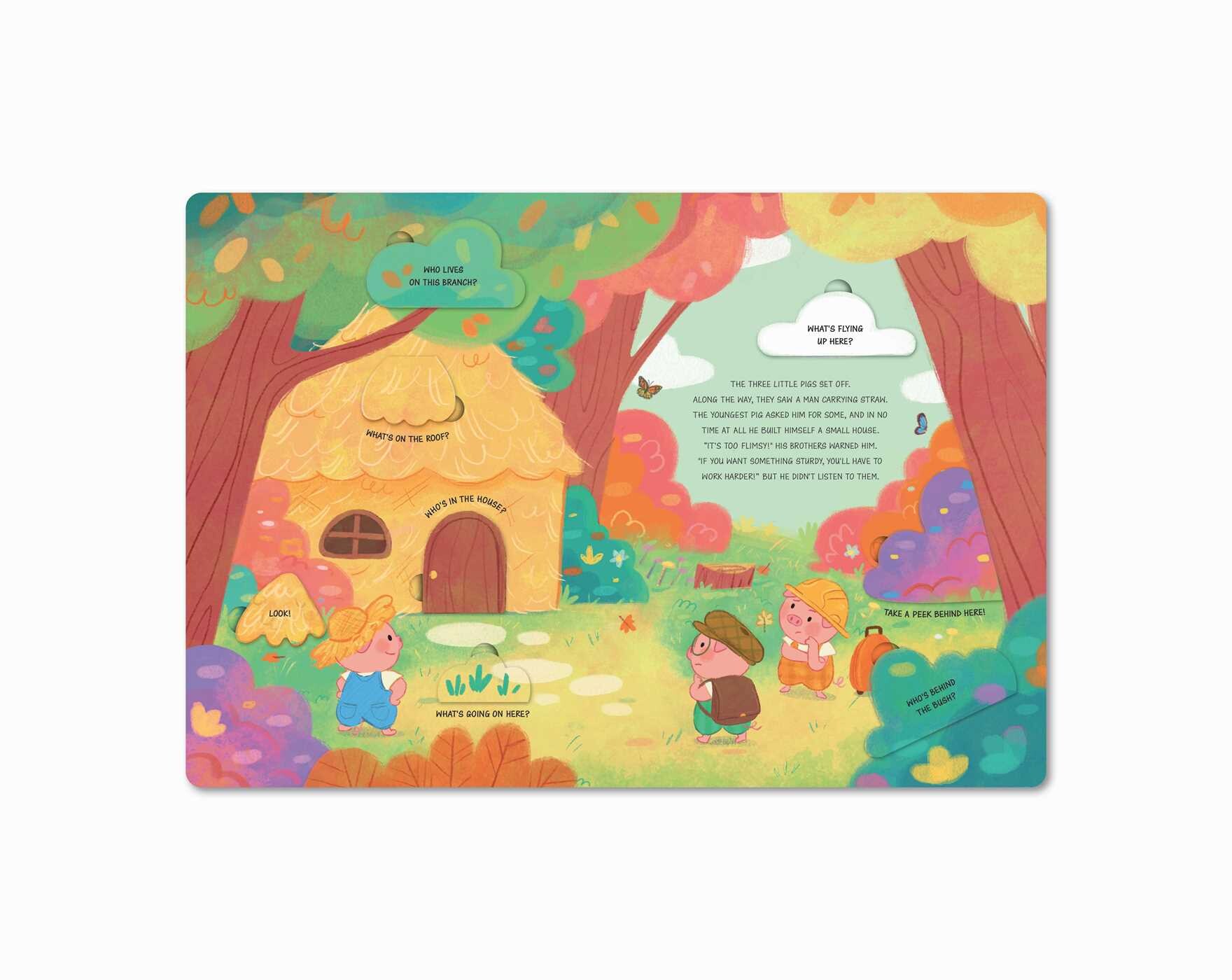 Peek-a-Flap Fairy Tales Three Little Pigs