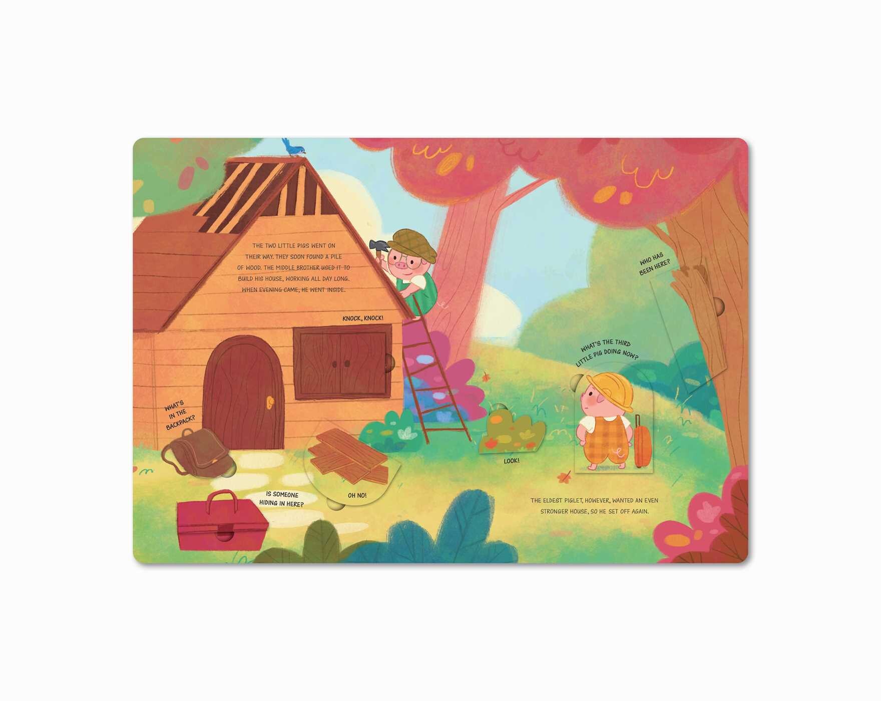 Peek-a-Flap Fairy Tales Three Little Pigs