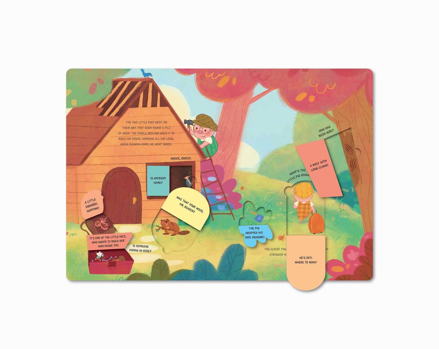 Peek-a-Flap Fairy Tales Three Little Pigs