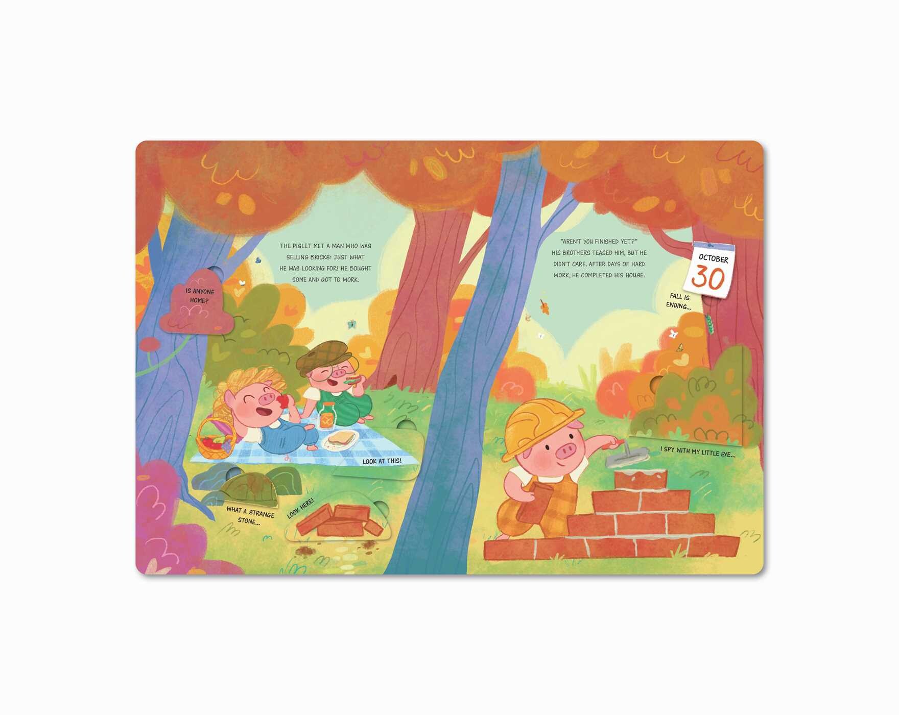 Peek-a-Flap Fairy Tales Three Little Pigs