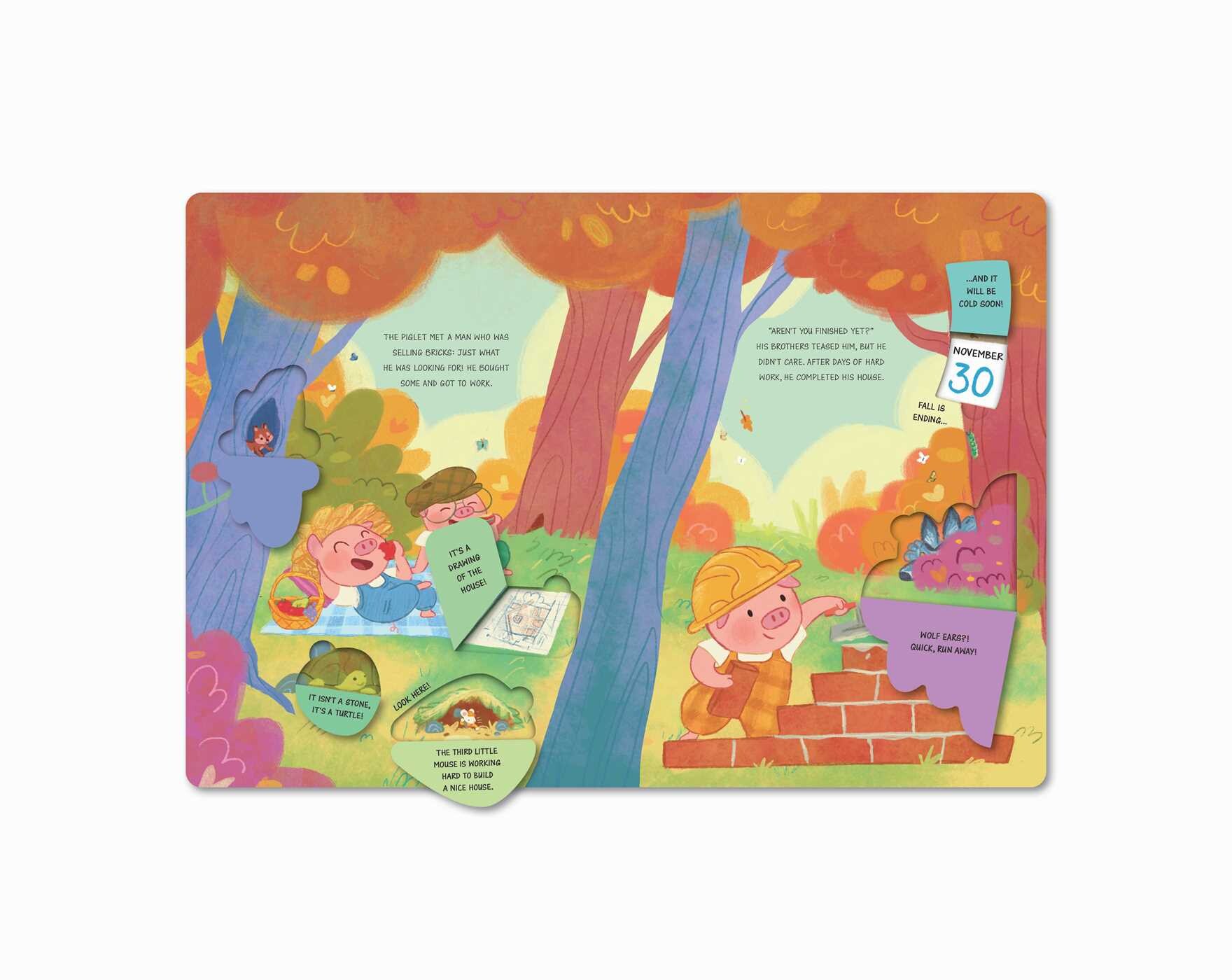 Peek-a-Flap Fairy Tales Three Little Pigs