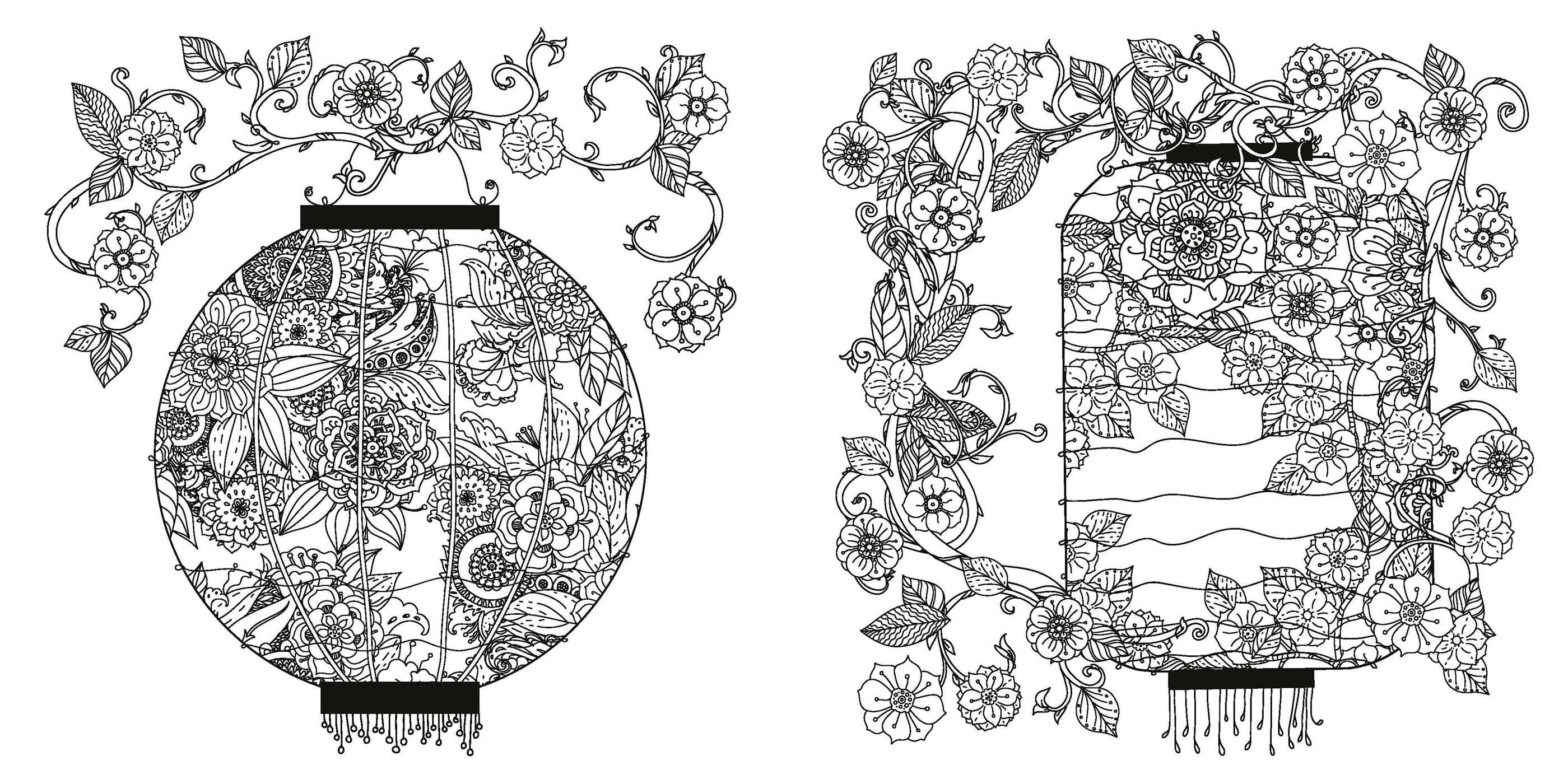 Coloring Book: Japanese Enchantments