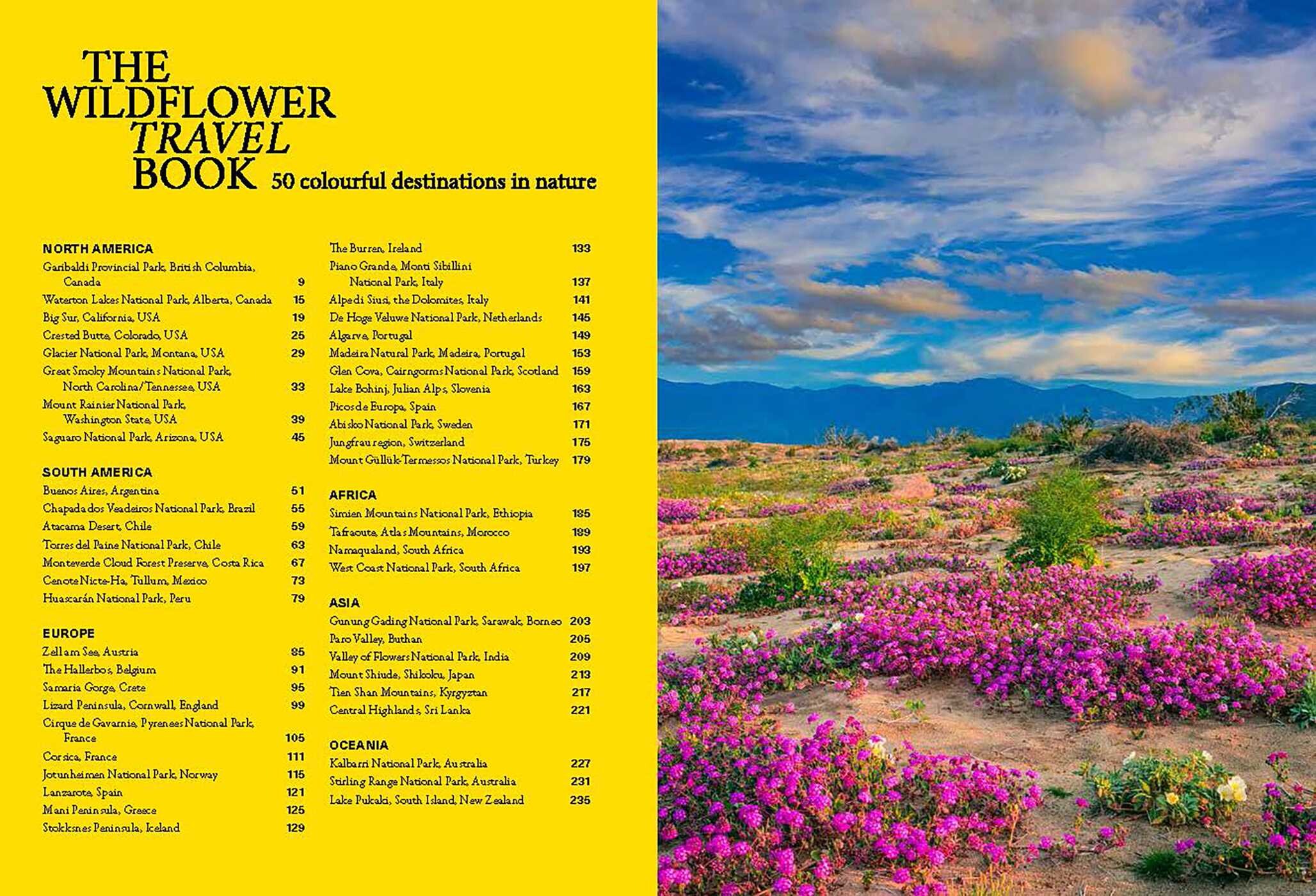 Wildflower Travel Book