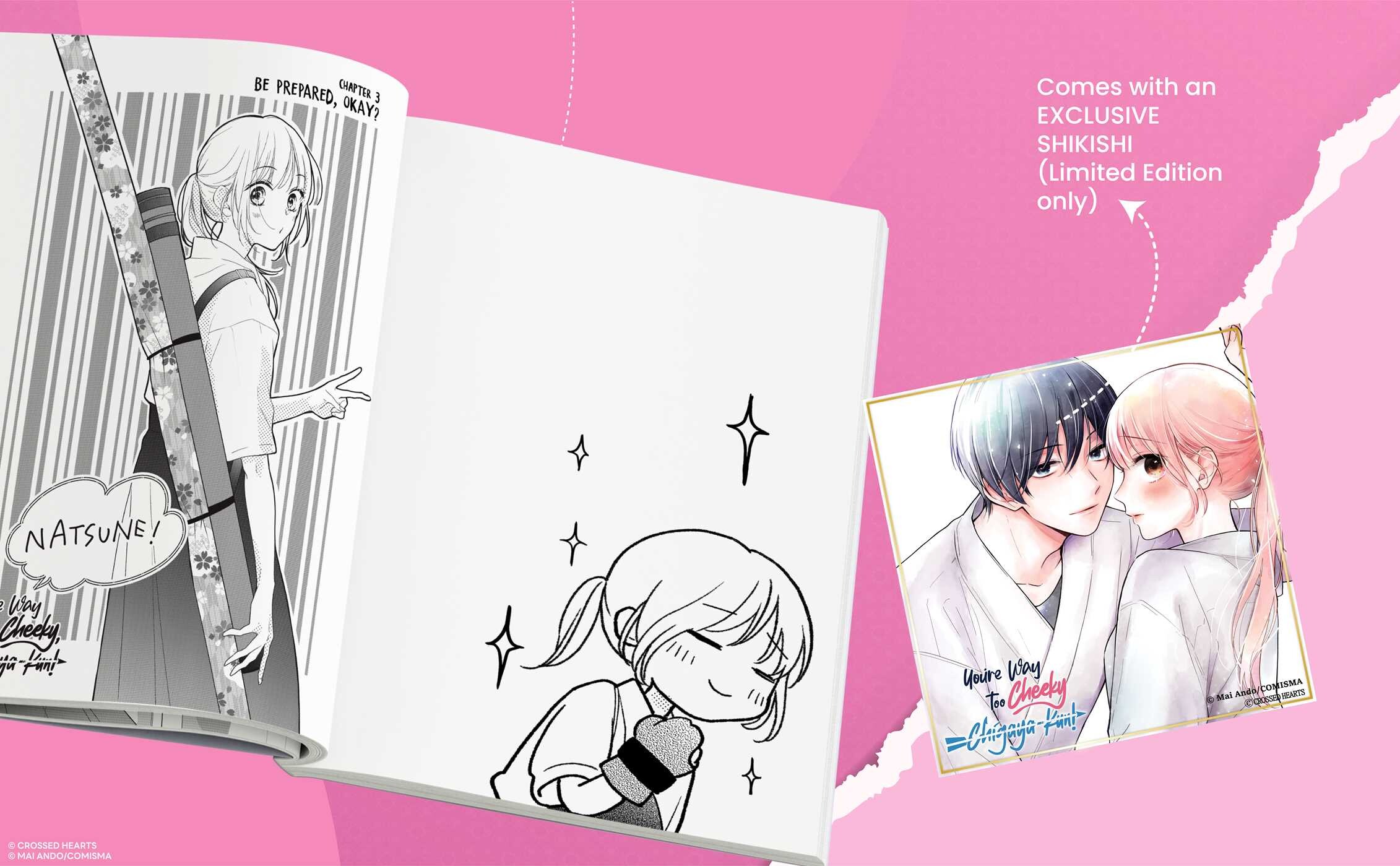 You're Way Too Cheeky, Chigaya-kun! Volume 1