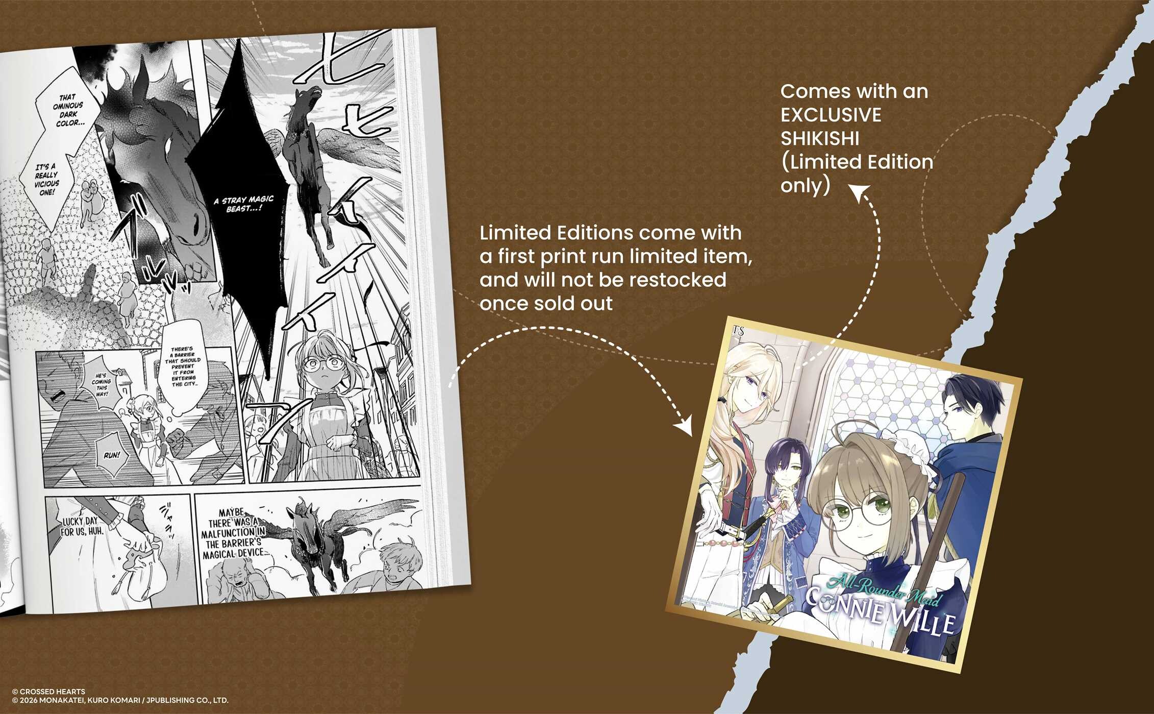All-Rounder Maid Connie Wille Volume 1: Limited Edition with Shikishi