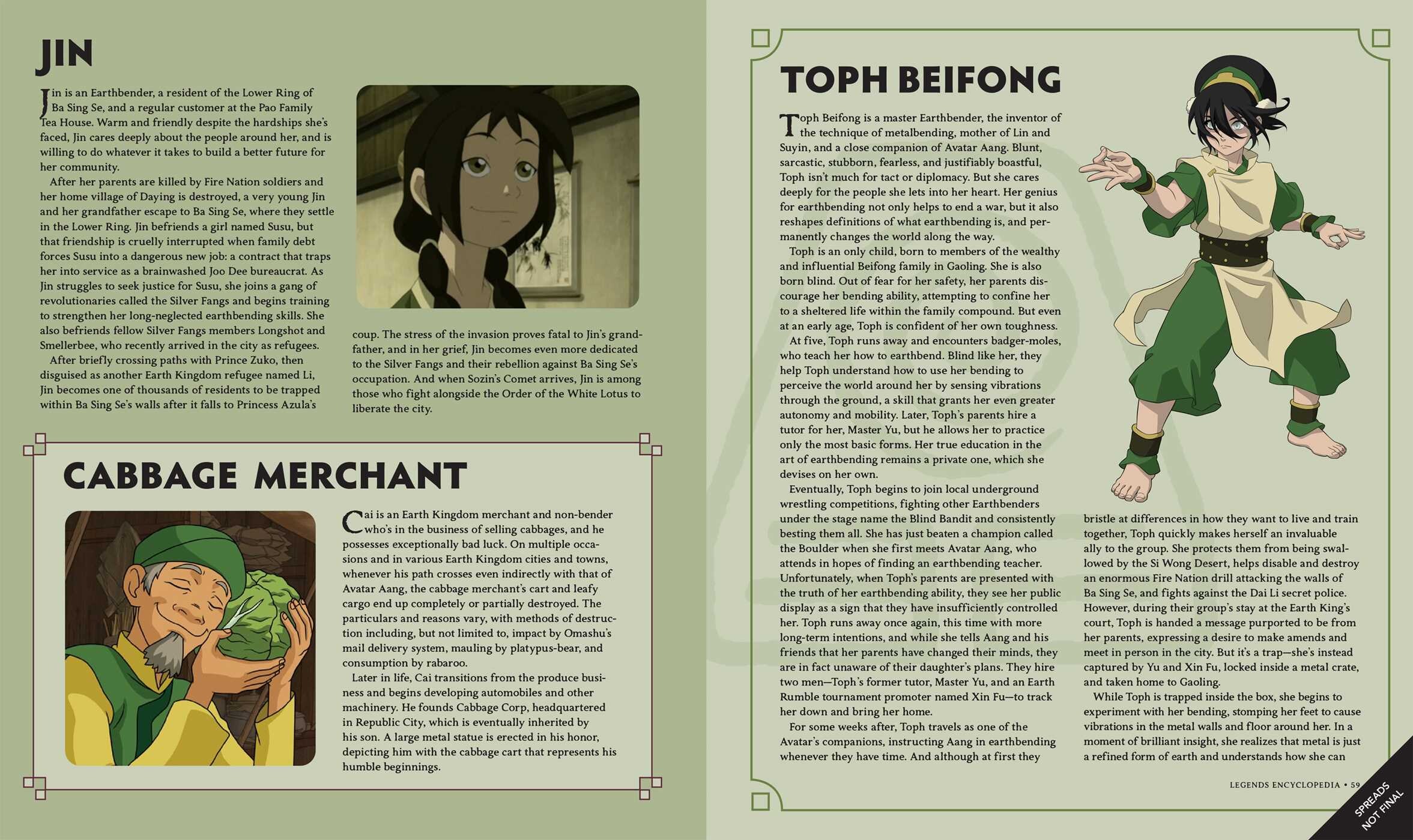 Avatar Legends: The Official Character Encyclopedia