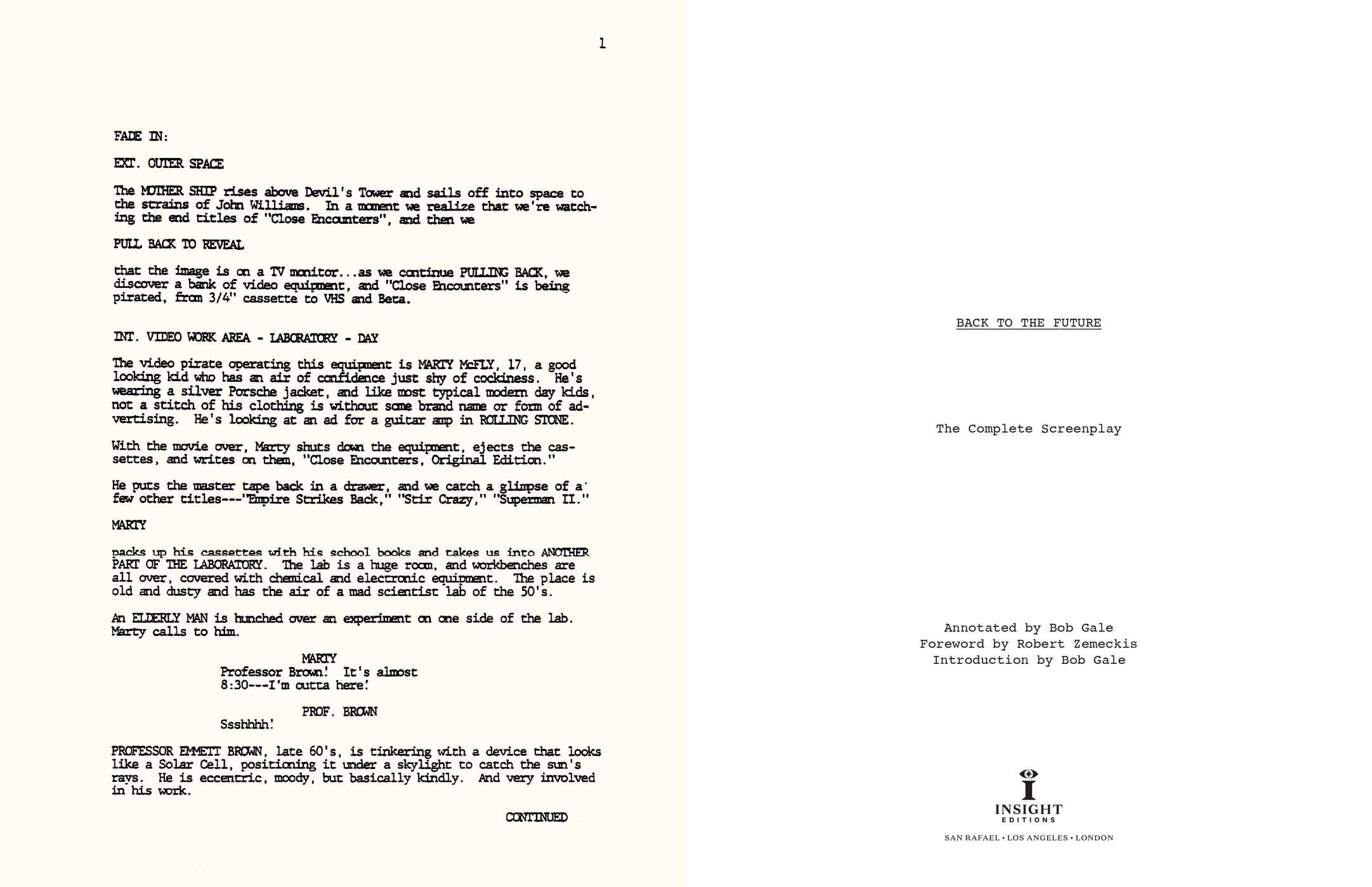 Back to the Future: The Complete Screenplay