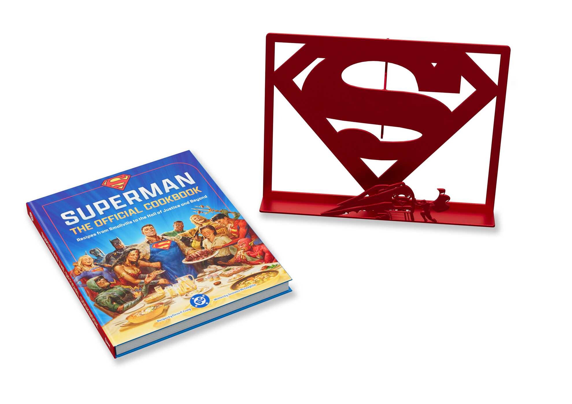 DC: Superman: The Official Cookbook and Stand Gift Set