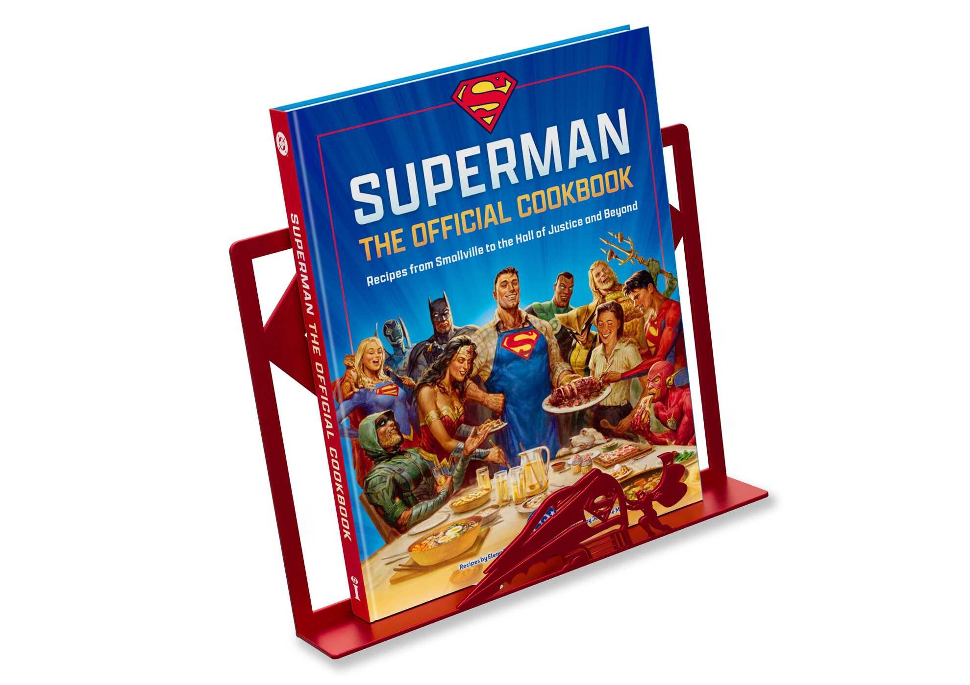 DC: Superman: The Official Cookbook and Stand Gift Set