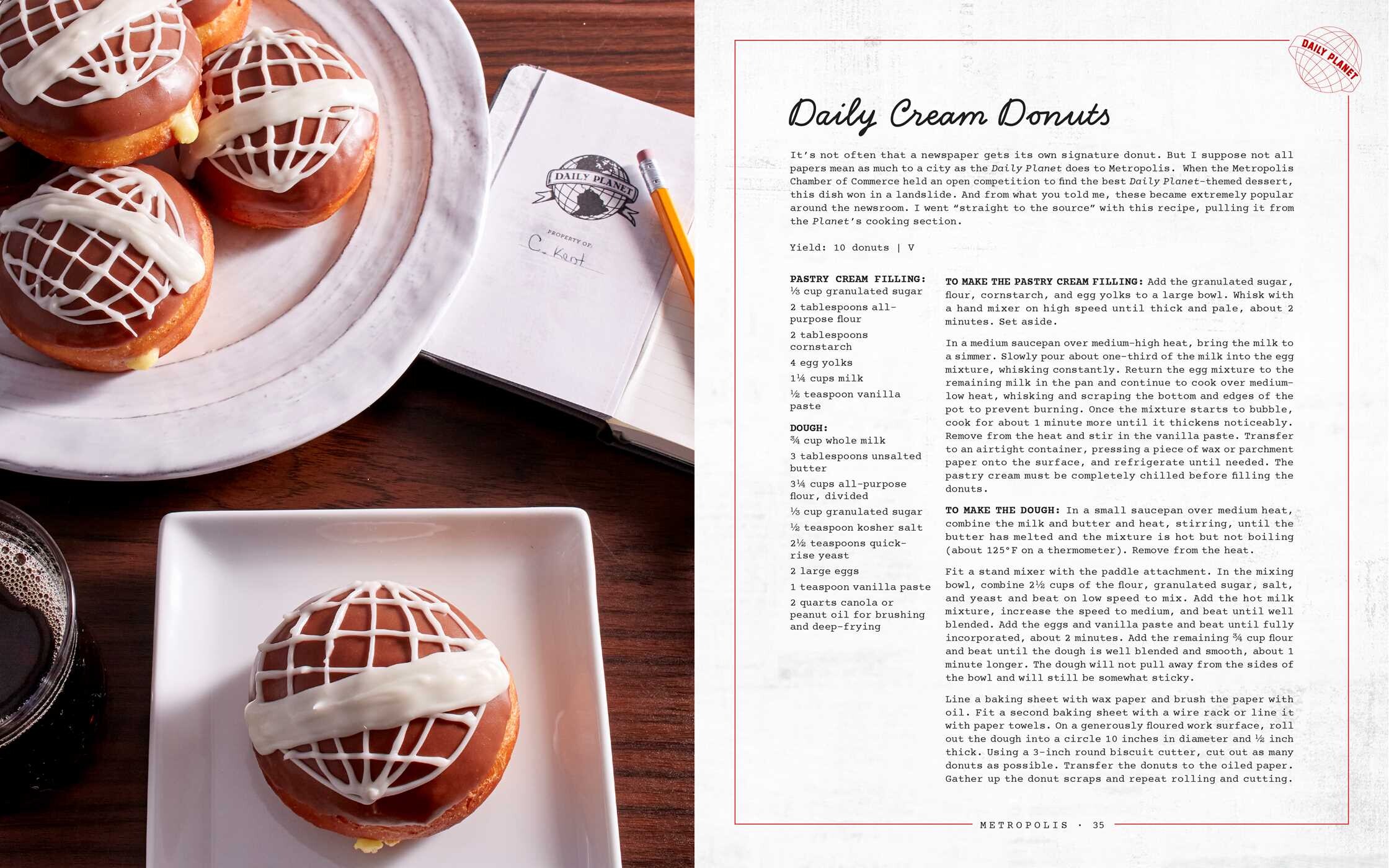 DC: Superman: The Official Cookbook and Stand Gift Set