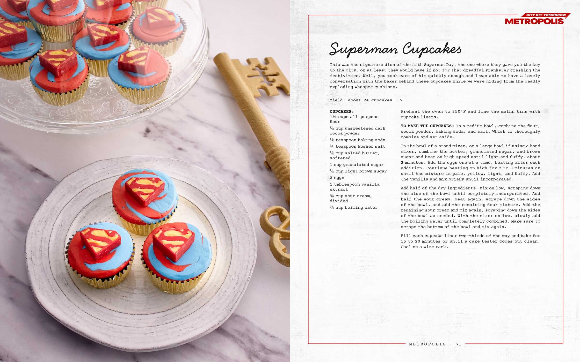 DC: Superman: The Official Cookbook and Stand Gift Set