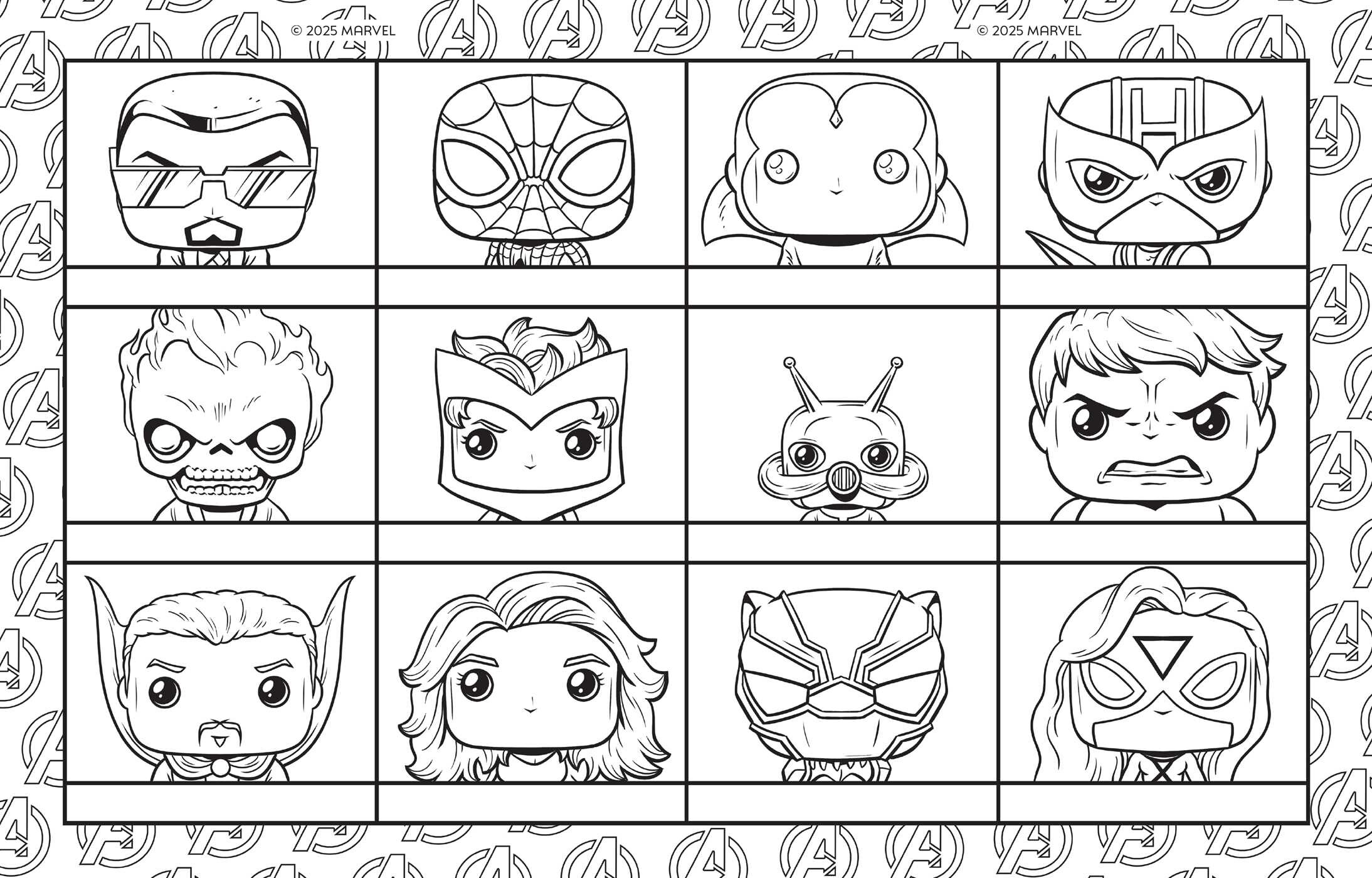 Marvel: The Official Avengers Funko POP! Coloring Book