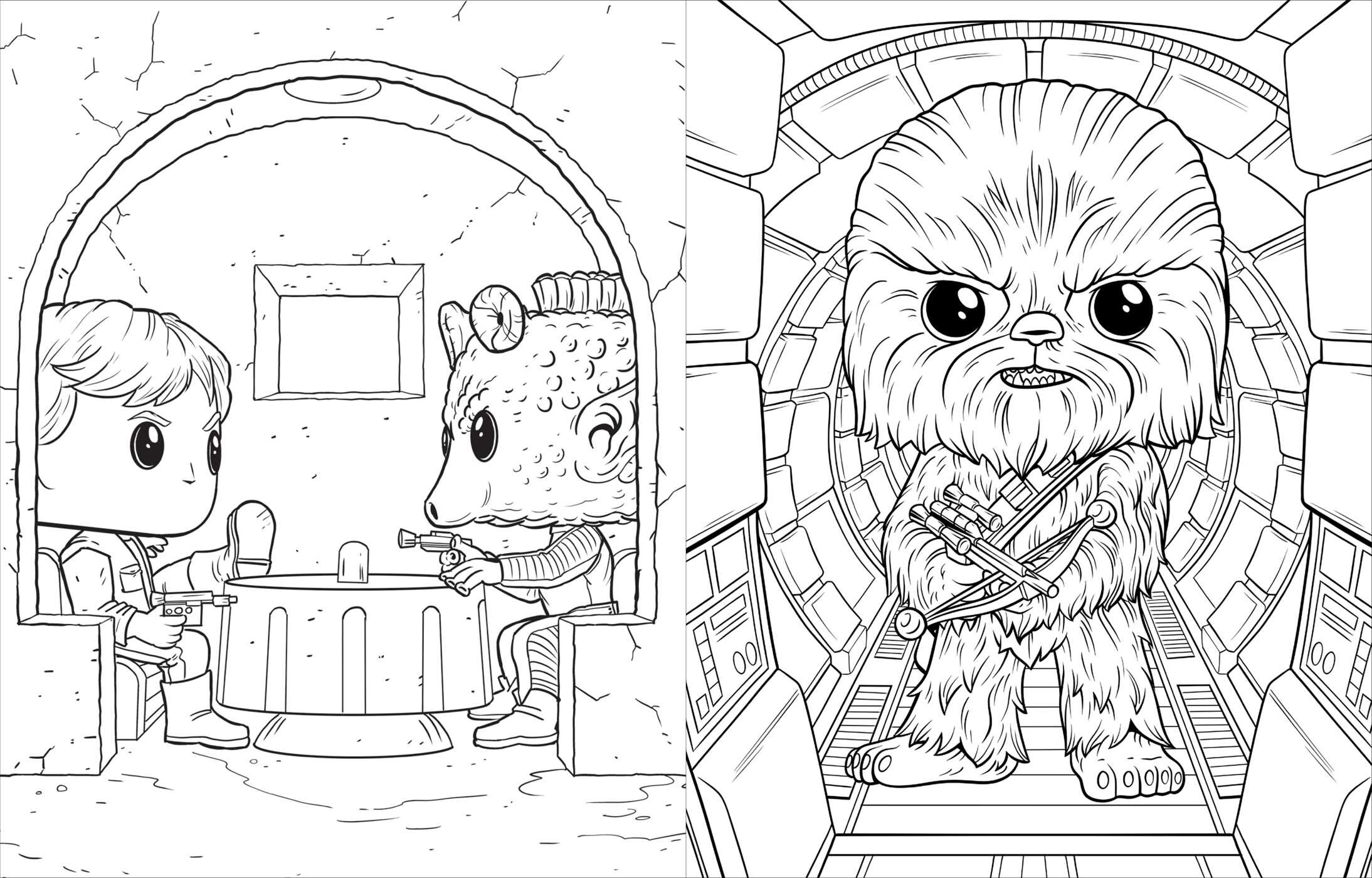 Star Wars: The Official Funko POP! Coloring Book
