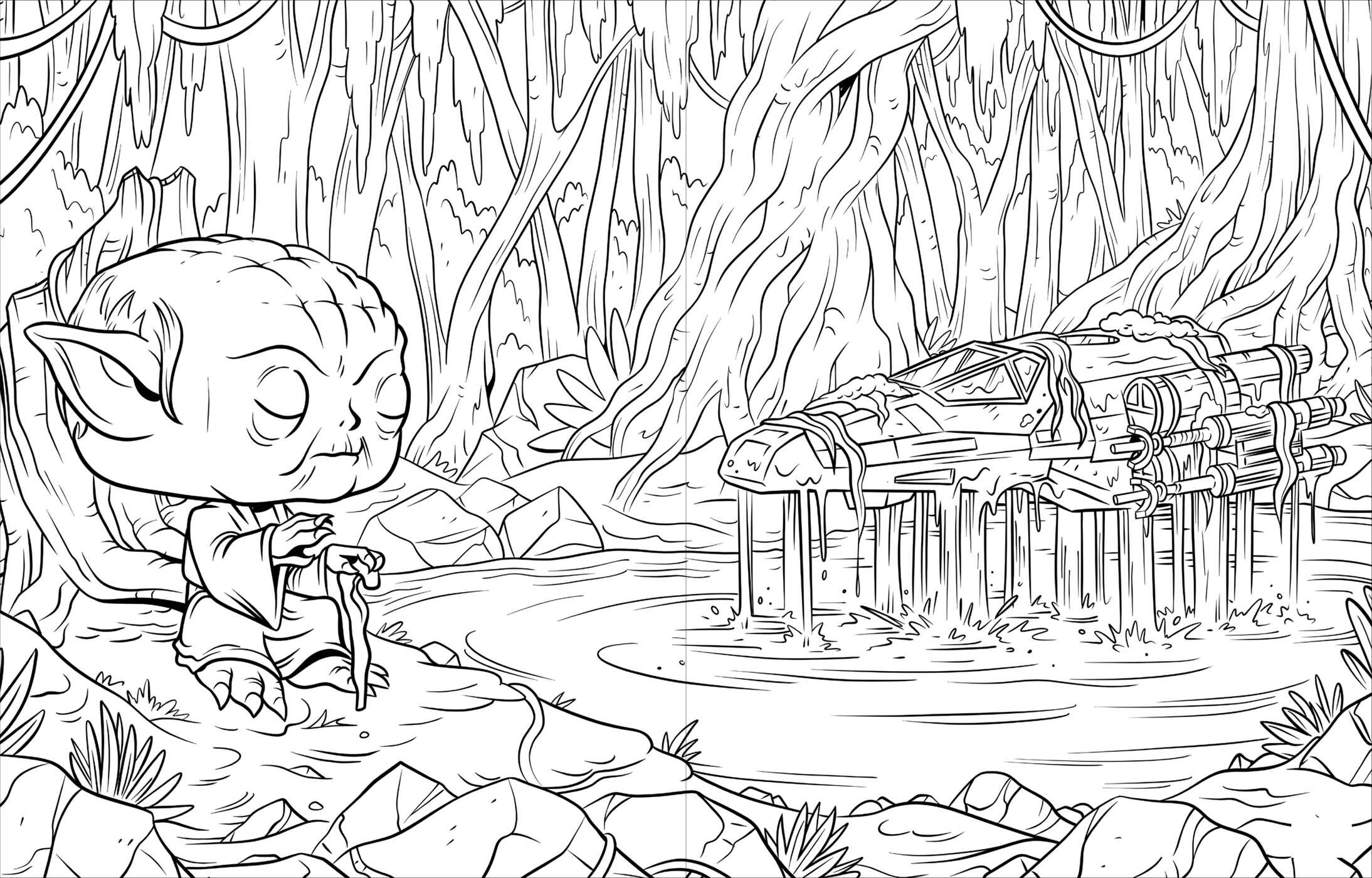 Star Wars: The Official Funko POP! Coloring Book